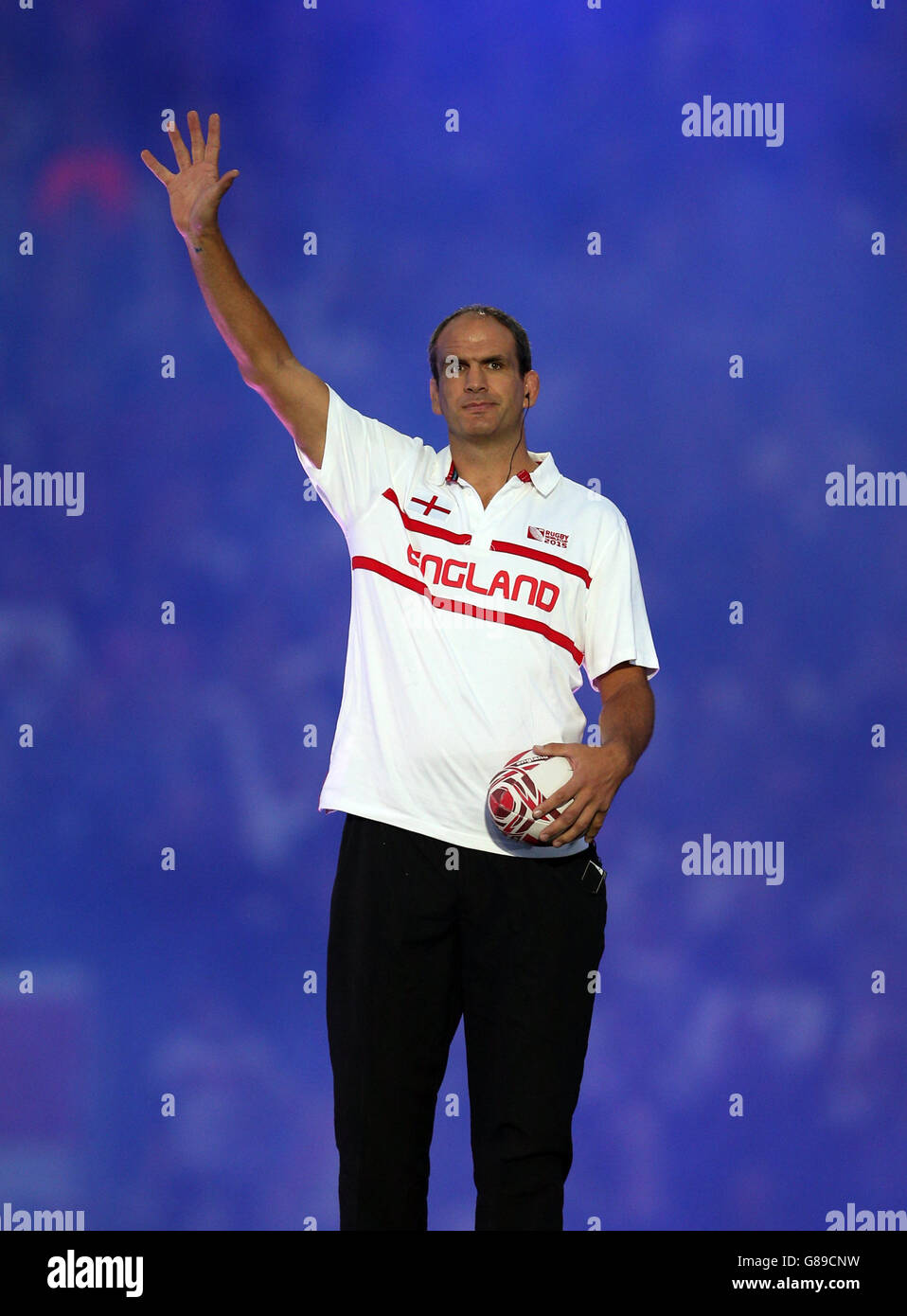 Martin johnson opening ceremony rugby world cup match twickenham ...