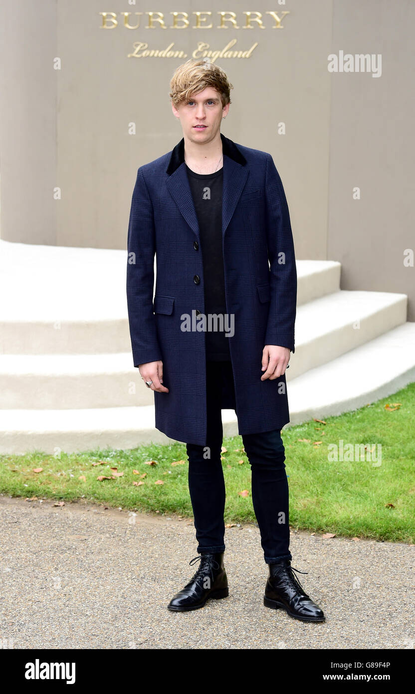 Rhodes attending the Burberry Spring/Summer 2016 London Fashion Week show  at Hyde Park, London. PRESS