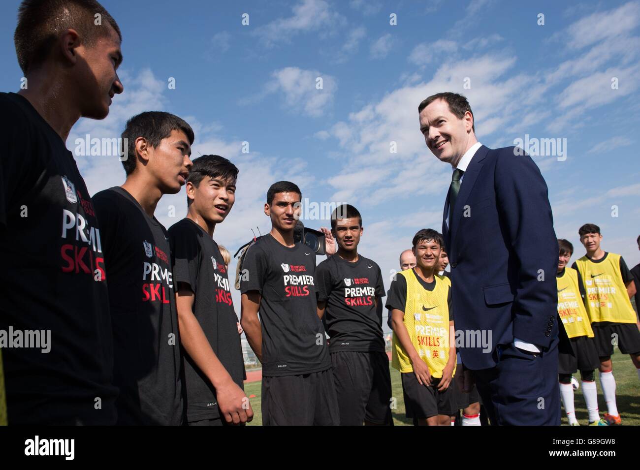 Osborne visits China - Day Four Stock Photo