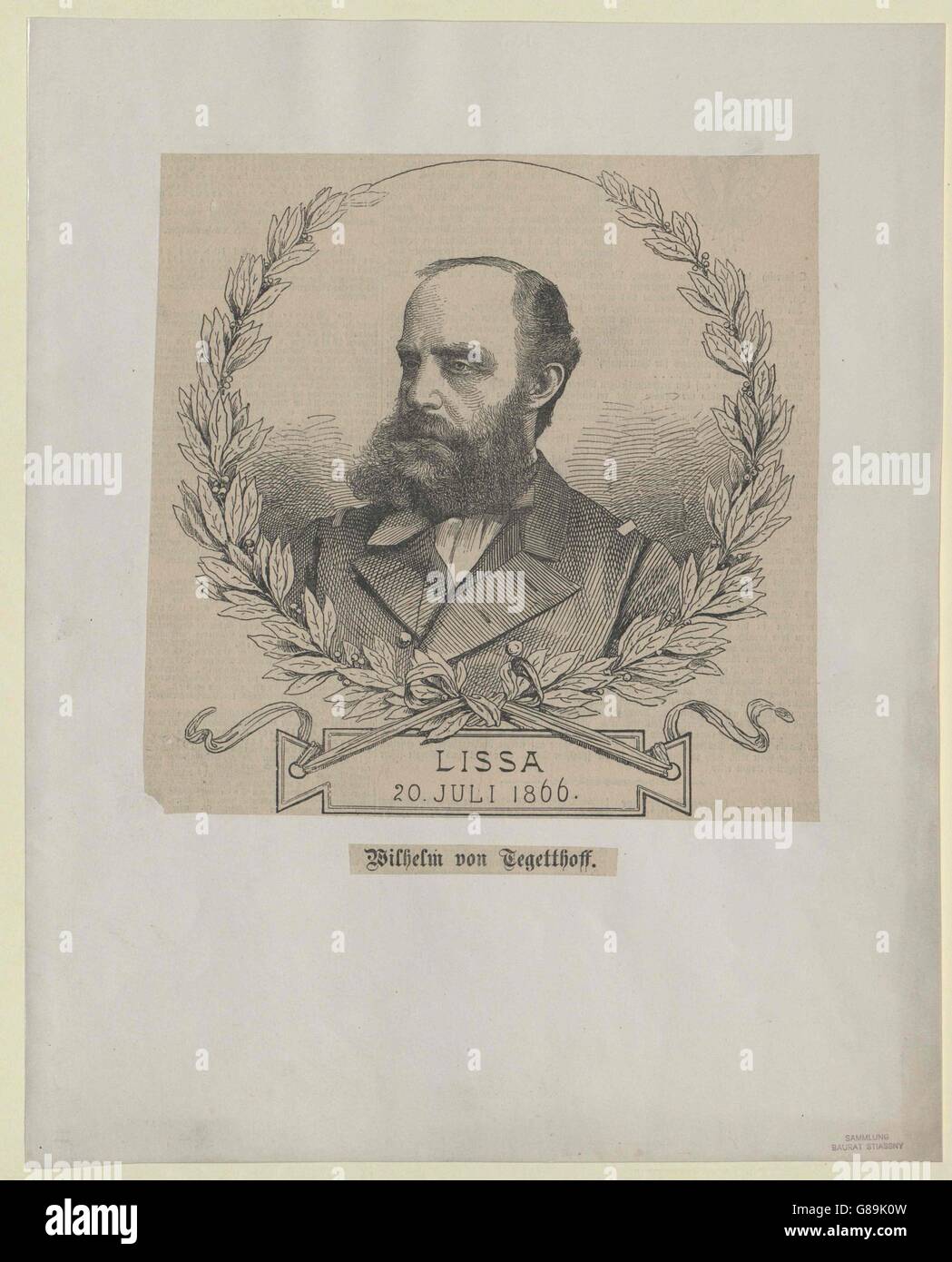 Tegetthoff, Wilhelm von Stock Photo Alamy