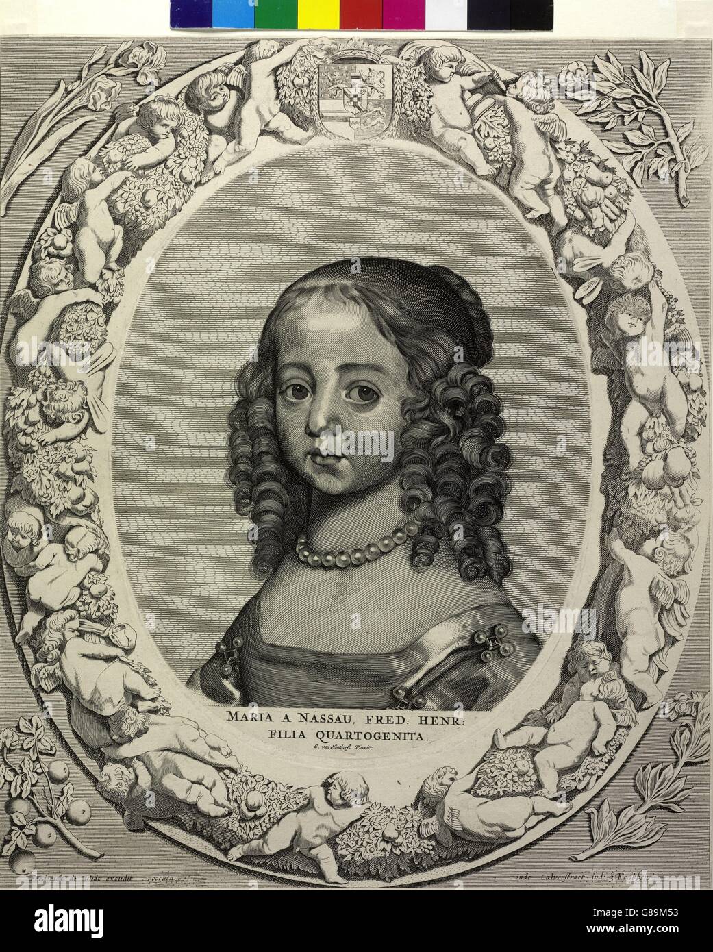 Maria, Prinzessin von Oranien, Gräfin von Nassau Stock Photo