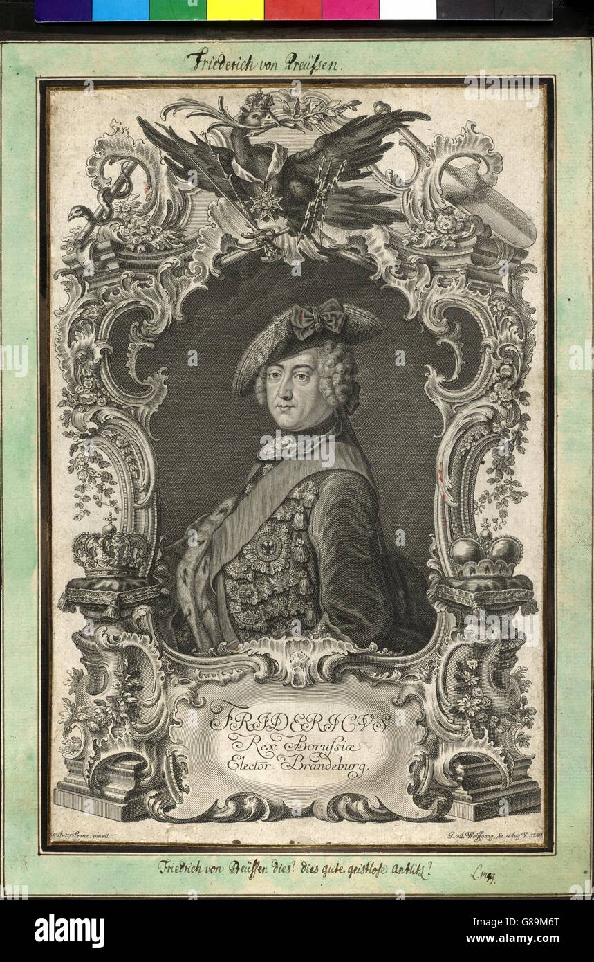 Friedrich II. von Preussen Stock Photo