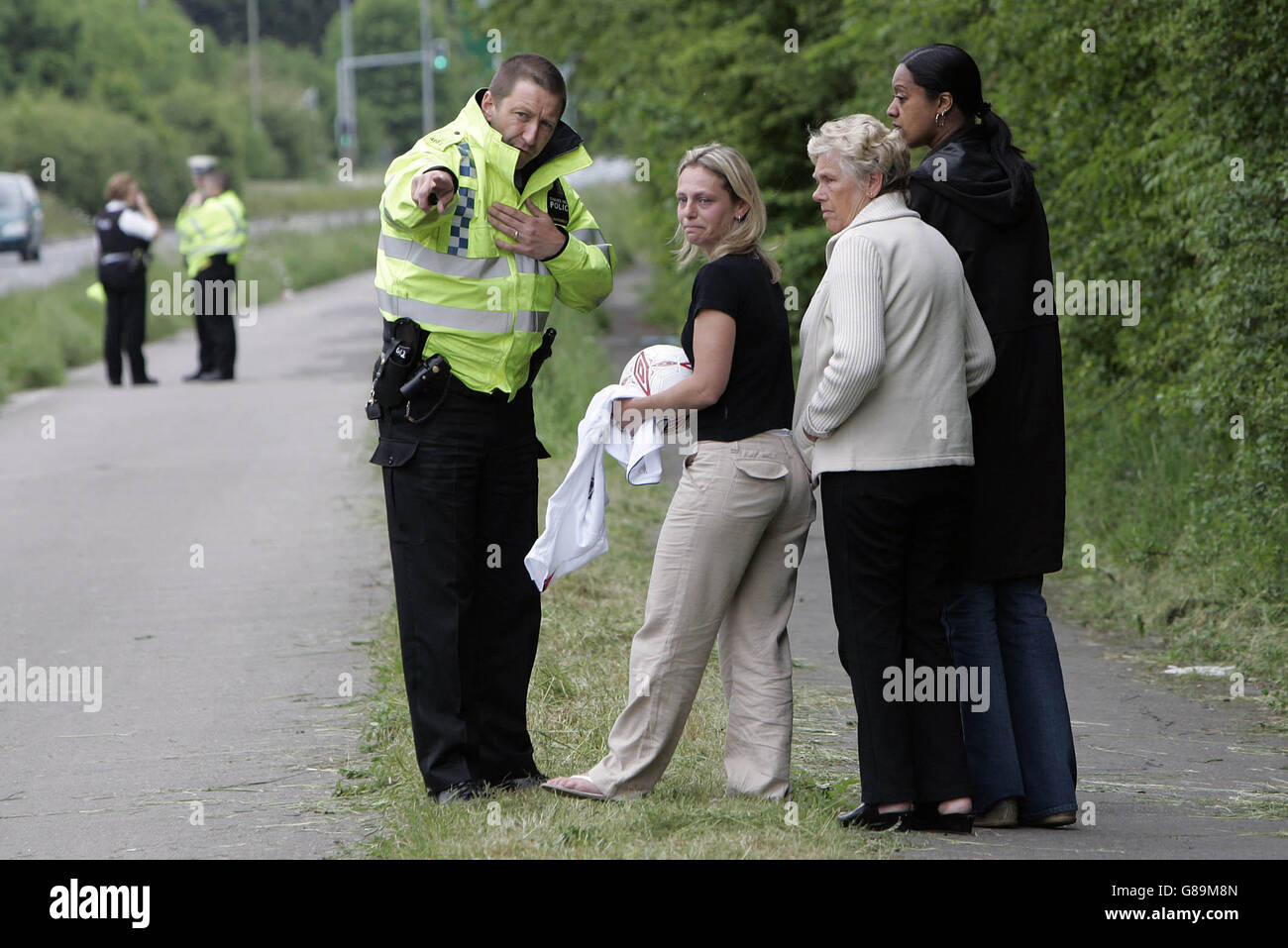 Oxford Car Crash Stock Photo Alamy