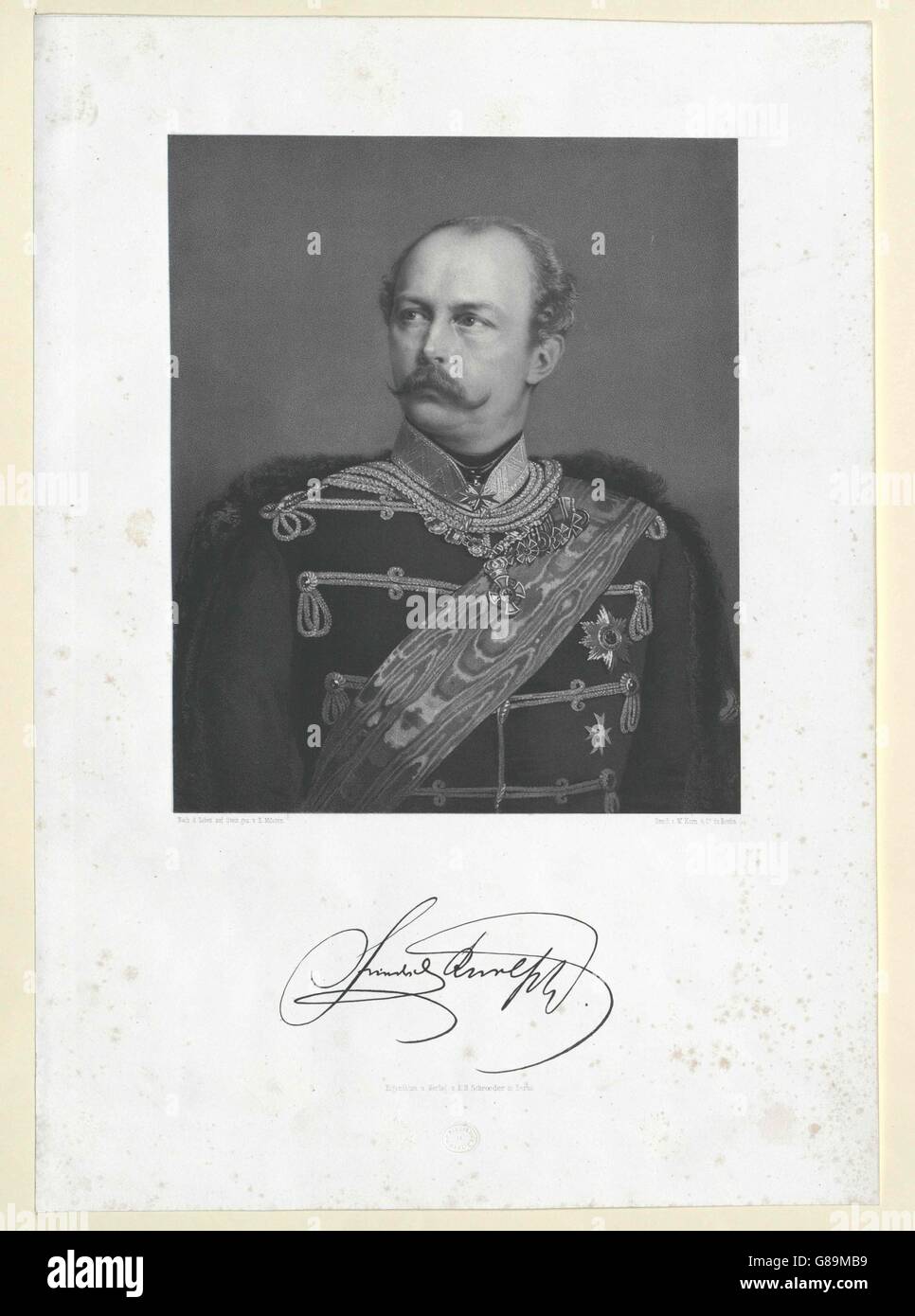 Friedrich Karl, Prinz von Preußen Stock Photo - Alamy