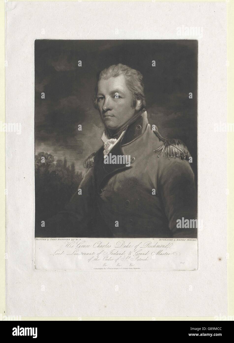 Richmond, Charles GordonLennox Duke of Stock Photo Alamy