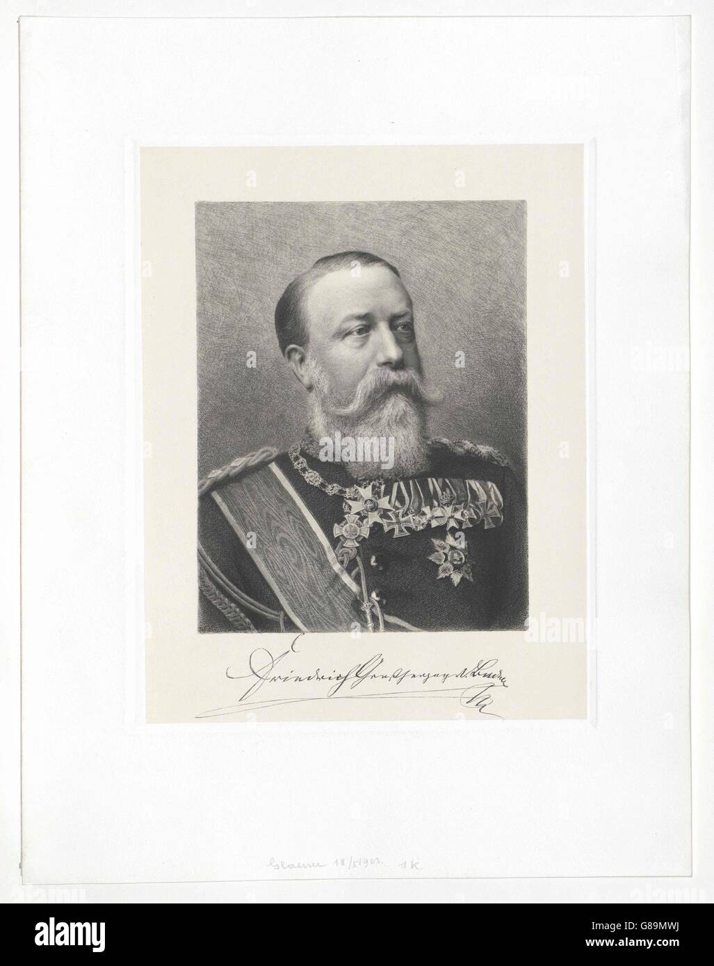 Friedrich I., Großherzog von Baden Stock Photo - Alamy