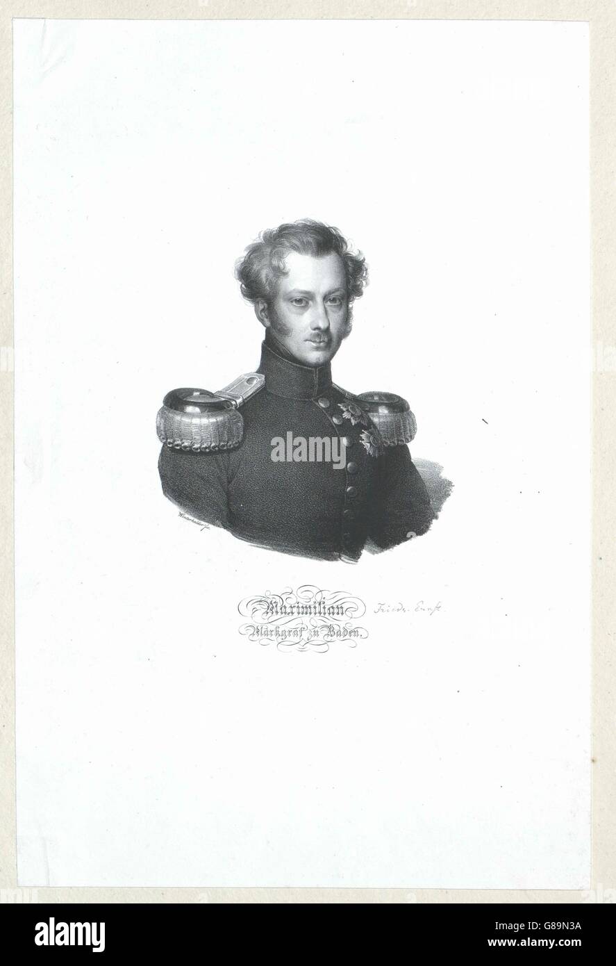 Maximilian, Markgraf von Baden Stock Photo