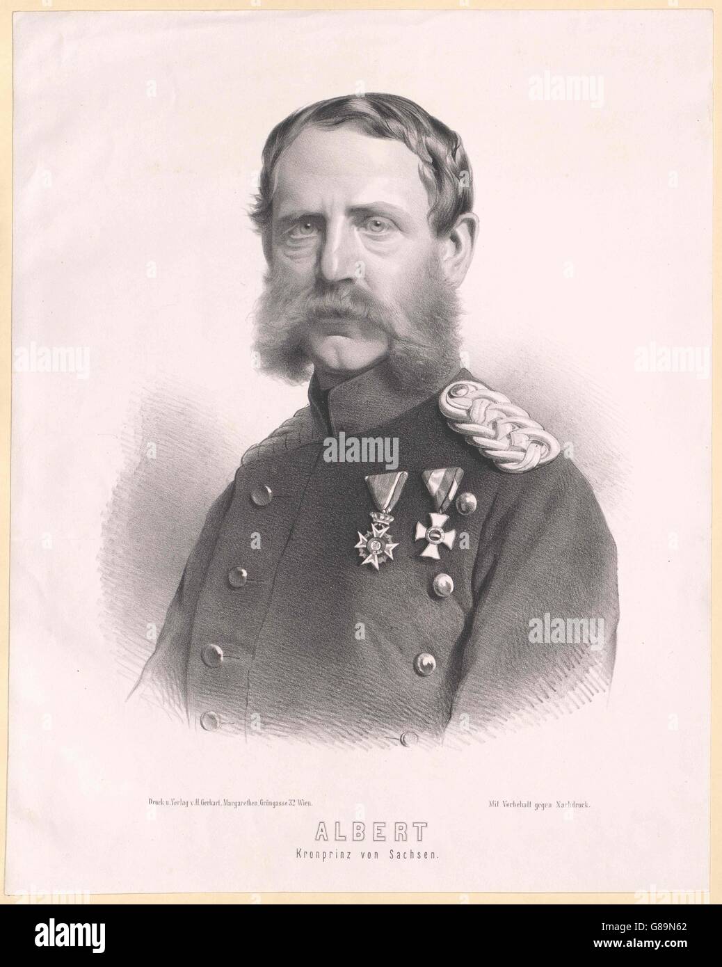 Albert I. König von Sachsen Stock Photo