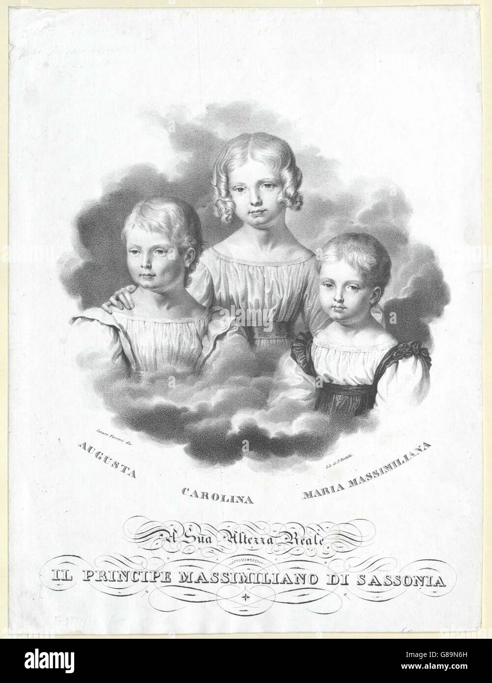Auguste, Erzherzogin von Österreich-Toskana Stock Photo