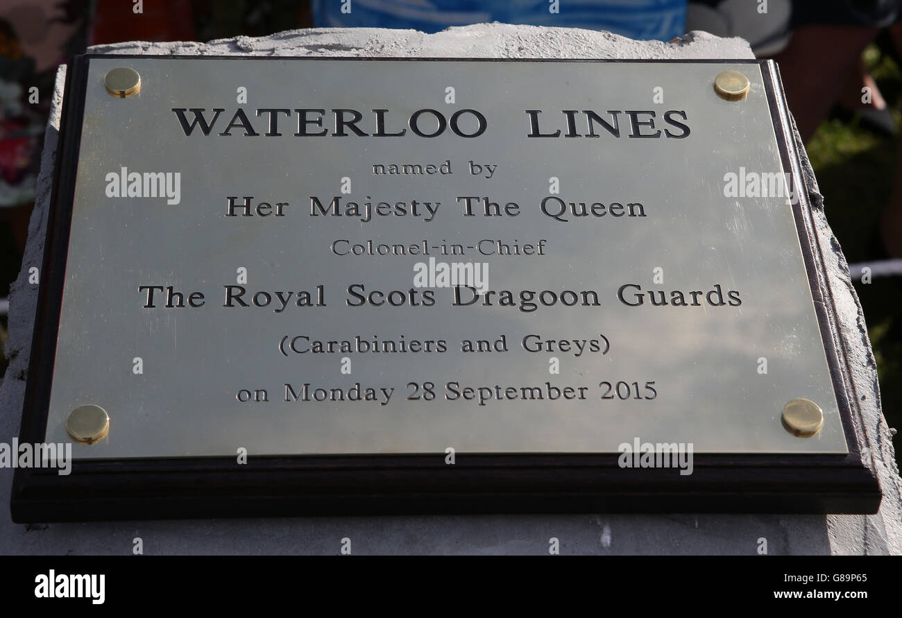 Royal visit to Leuchars station Stock Photo Alamy