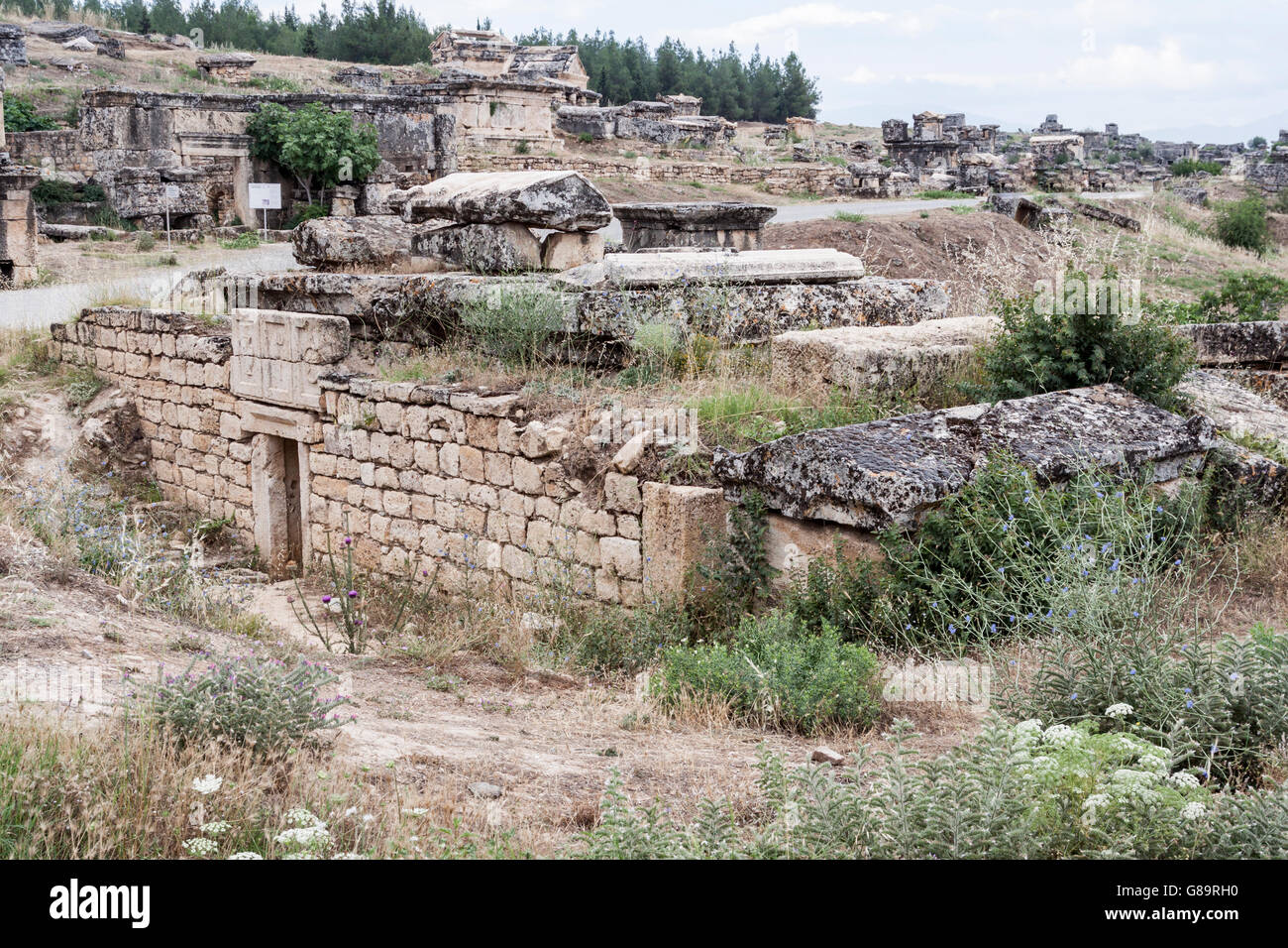 Pamukkale Ruins Turkey Stock Photo - Alamy