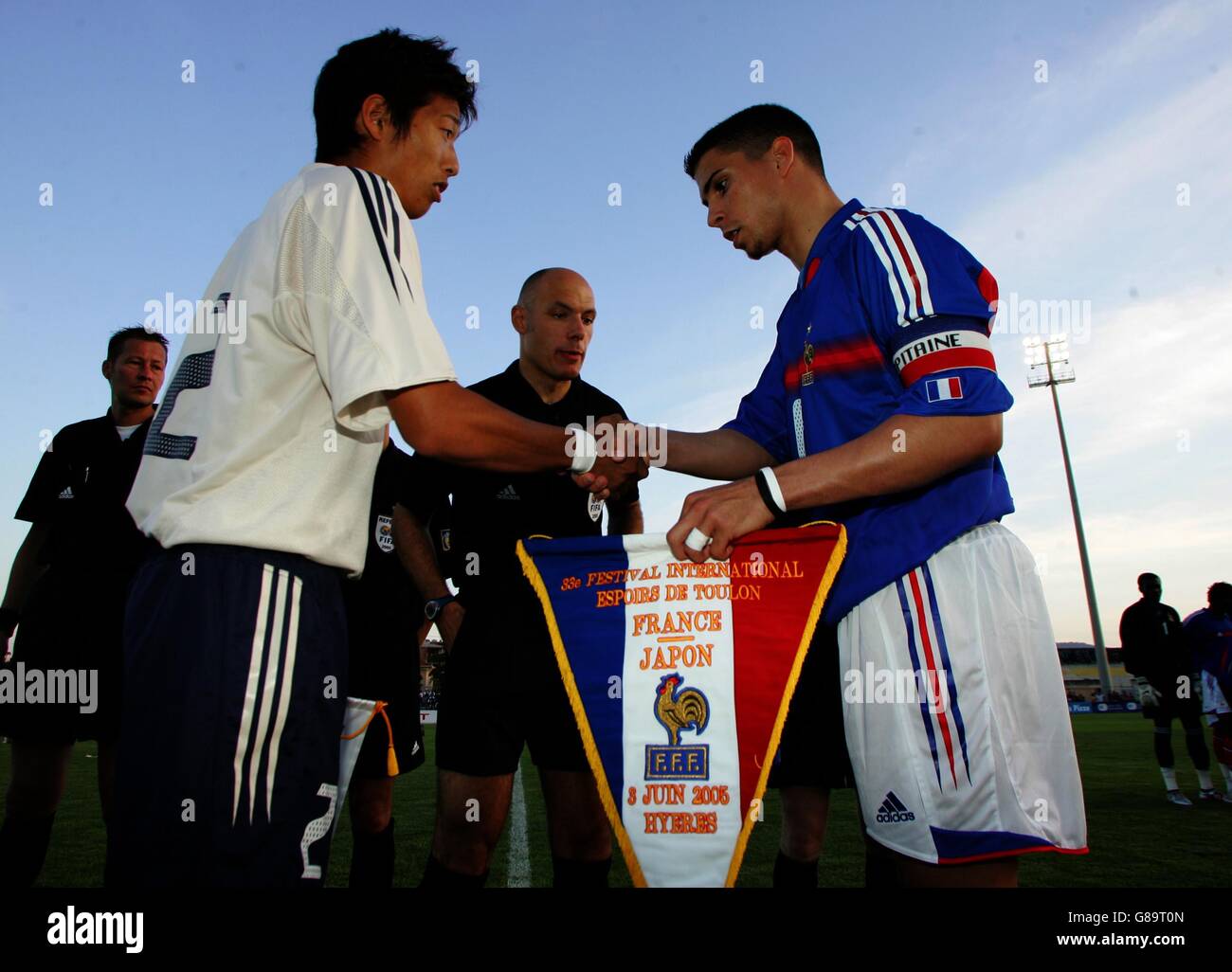 Soccer - Toulon Tournament 2005 - Group A - France v Japan - Stade Perruc Stock Photo