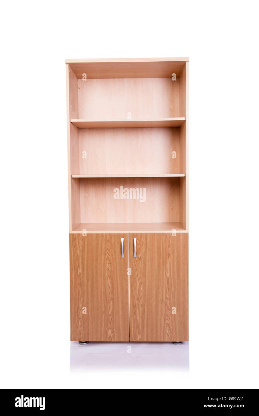 Office shelf isolated on white background Stock Photo Alamy