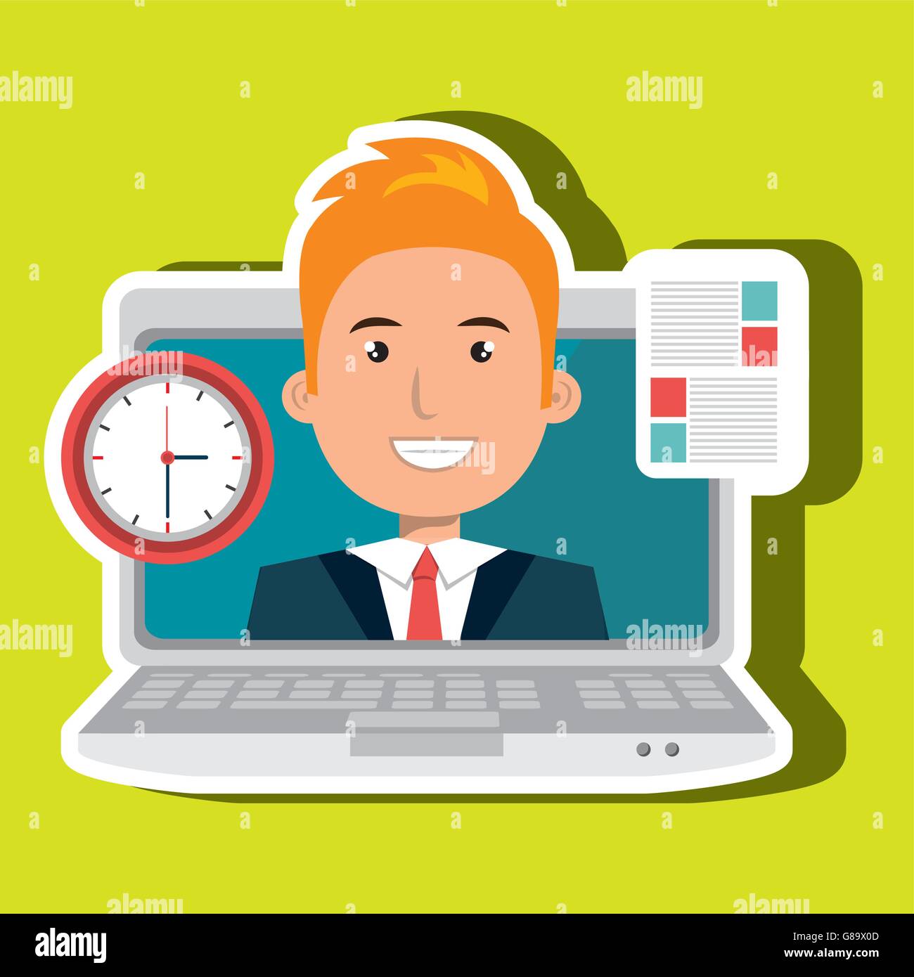 blog management design Stock Vector Image & Art - Alamy