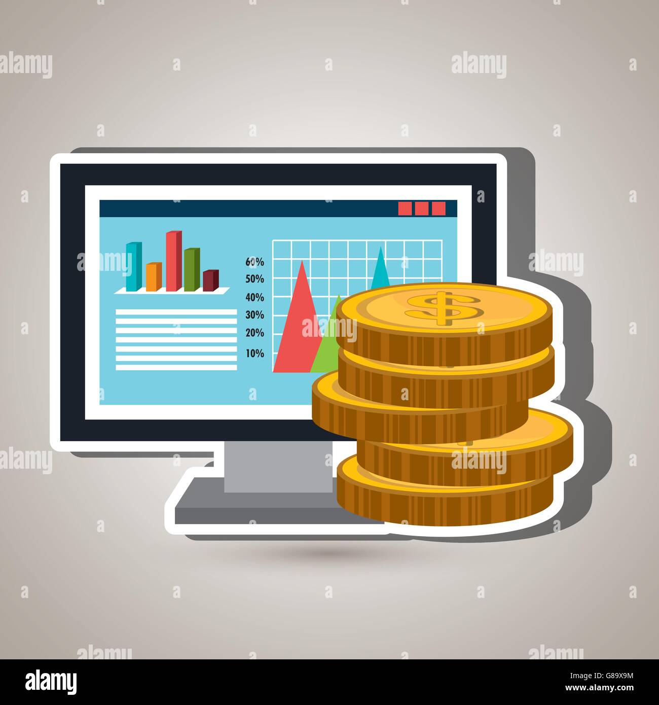 stock exchange design Stock Vector Image & Art - Alamy