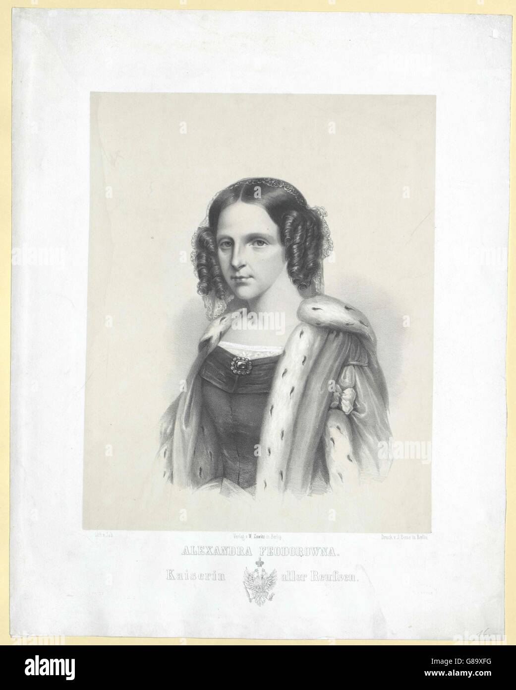 Charlotte, Prinzessin von Preussen Stock Photo