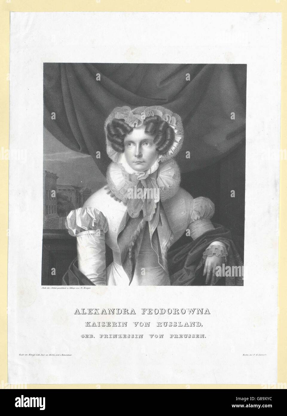 Charlotte, Prinzessin von Preussen Stock Photo
