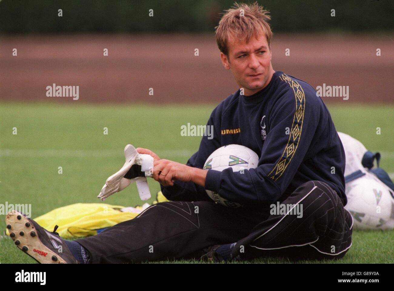 Soccer - Nottingham Forest Training. Marco Pascolo, the new Forest goalkeeper at pre - season training Stock Photo