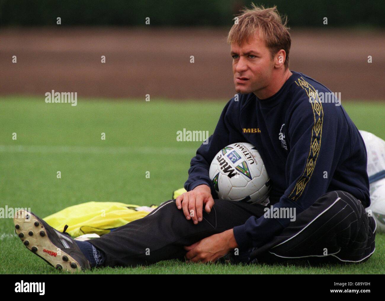 Marco Pascolo, the new Forest goalkeeper at pre - season training Stock Photo