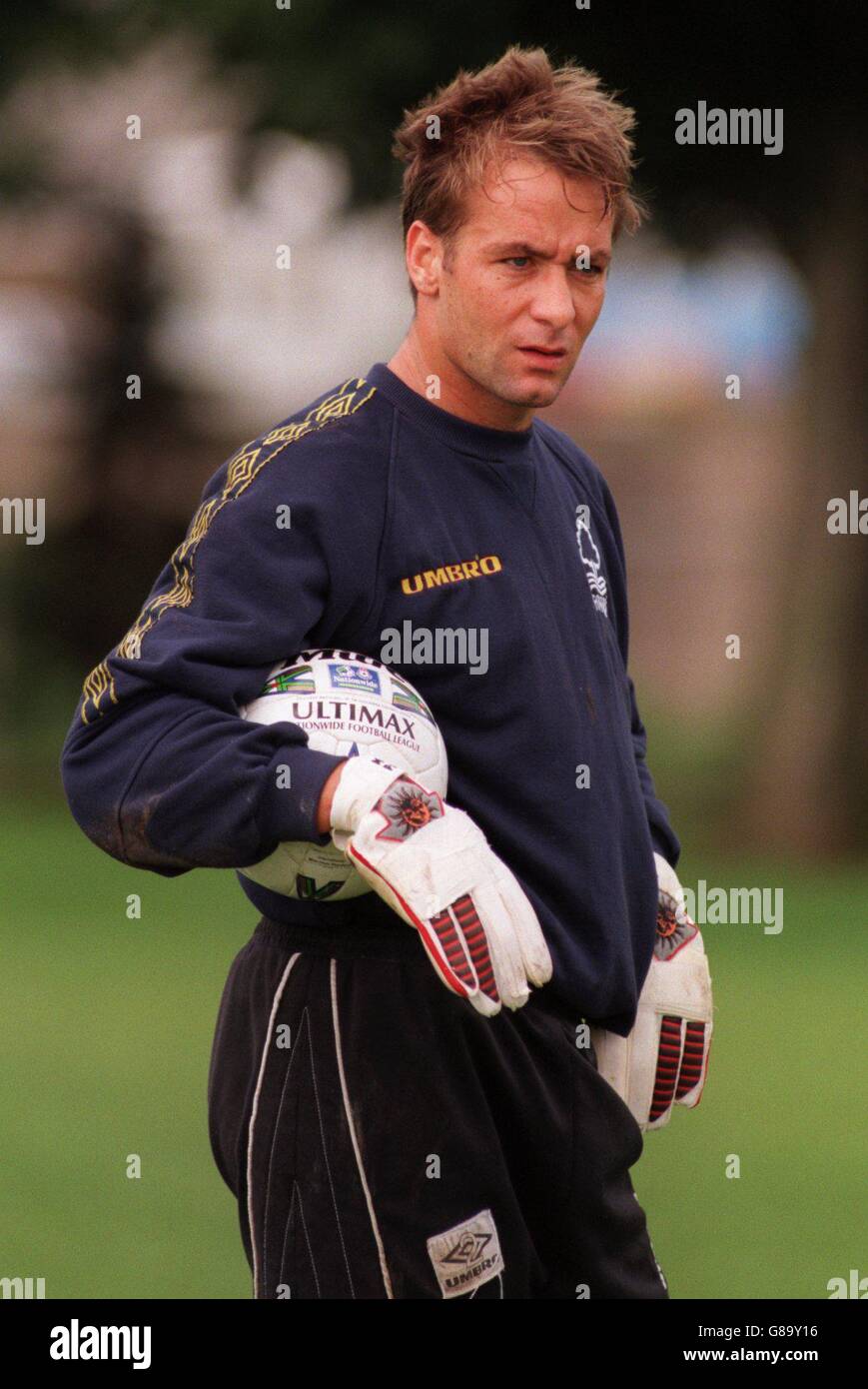 Soccer - Nottingham Forest Training. Marco Pascolo, the new Forest goalkeeper at pre-season training with Nottingham Forest Stock Photo