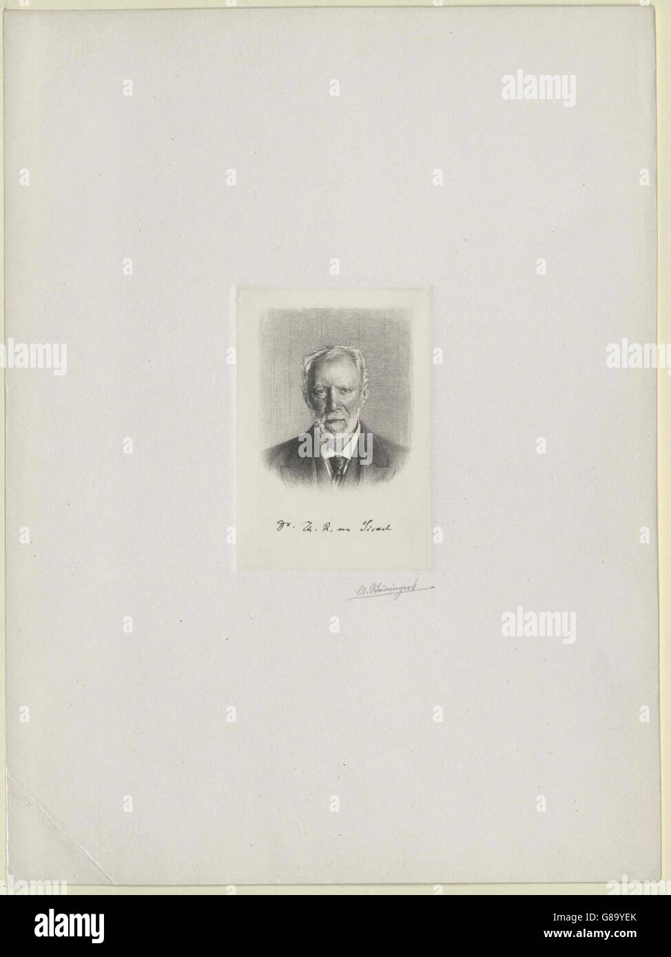 Sickel, Theodor Ritter Stock Photo - Alamy