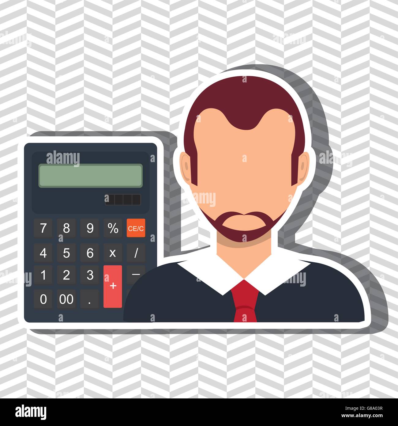 Calculator User User calculator design Stock Vector Image & Art - Alamy