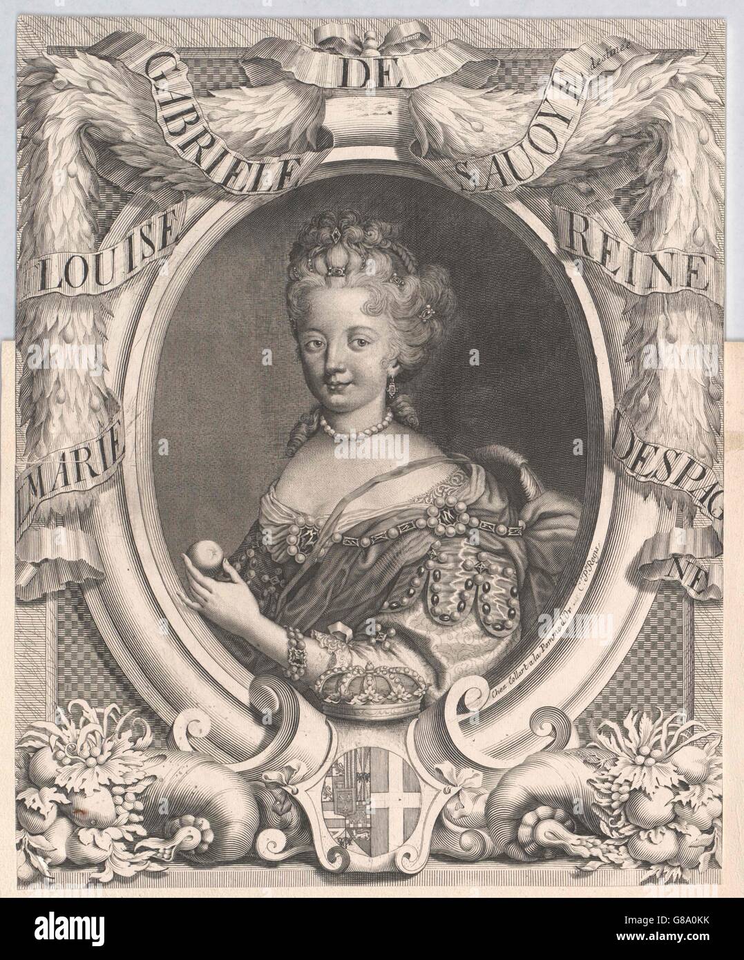 Marie Luise, Prinzessin von Savoyen Stock Photo