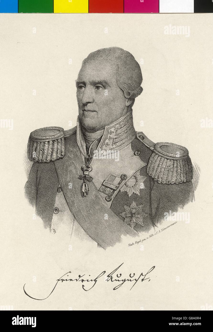 Friedrich August I., König von Sachsen Stock Photo