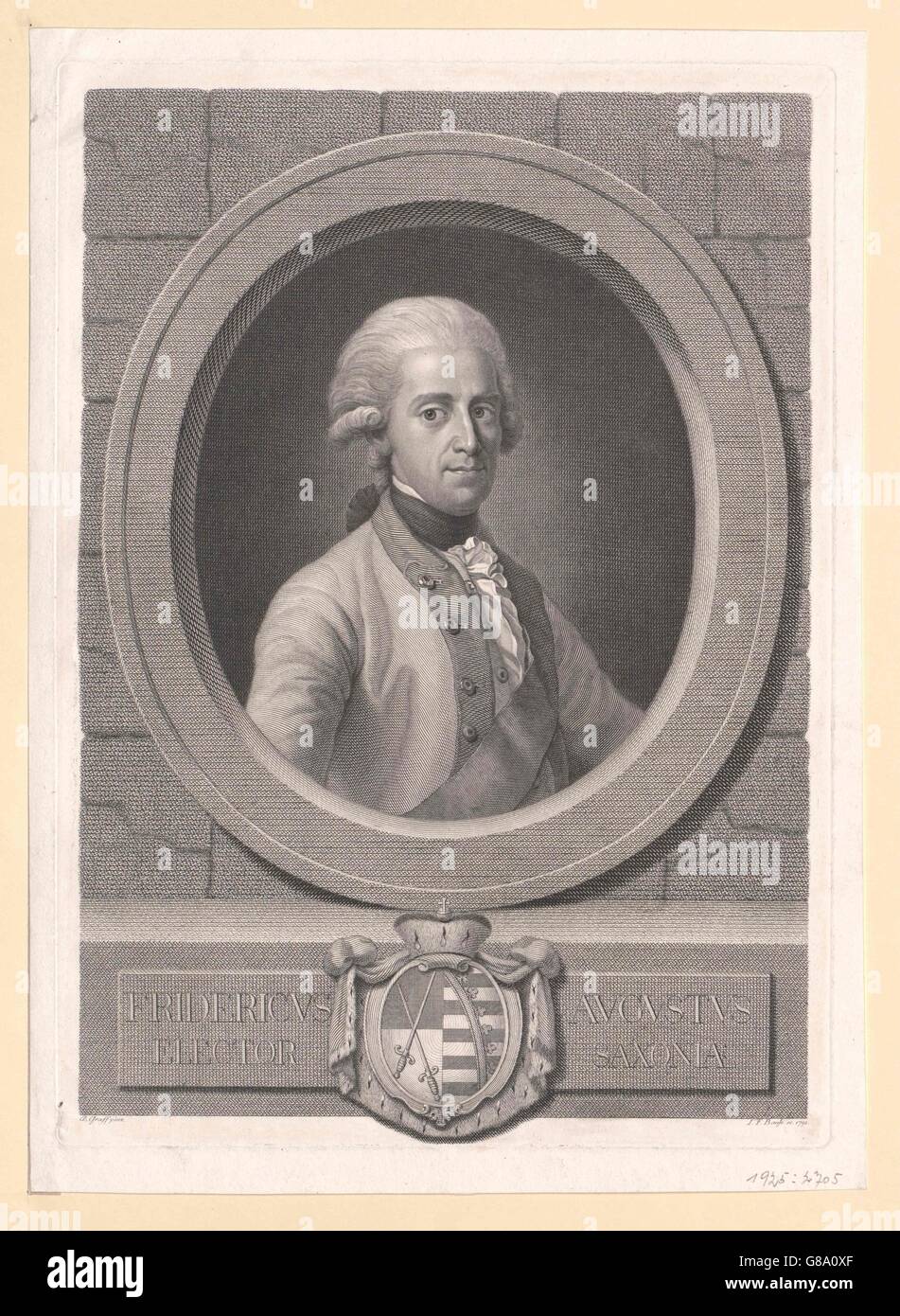 Friedrich August I., König von Sachsen Stock Photo