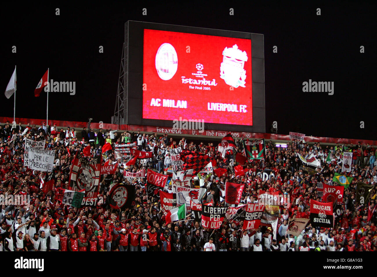 Soccer - UEFA Champions League - Final - AC Milan v Liverpool - Ataturk Olympic Stadium Stock Photo