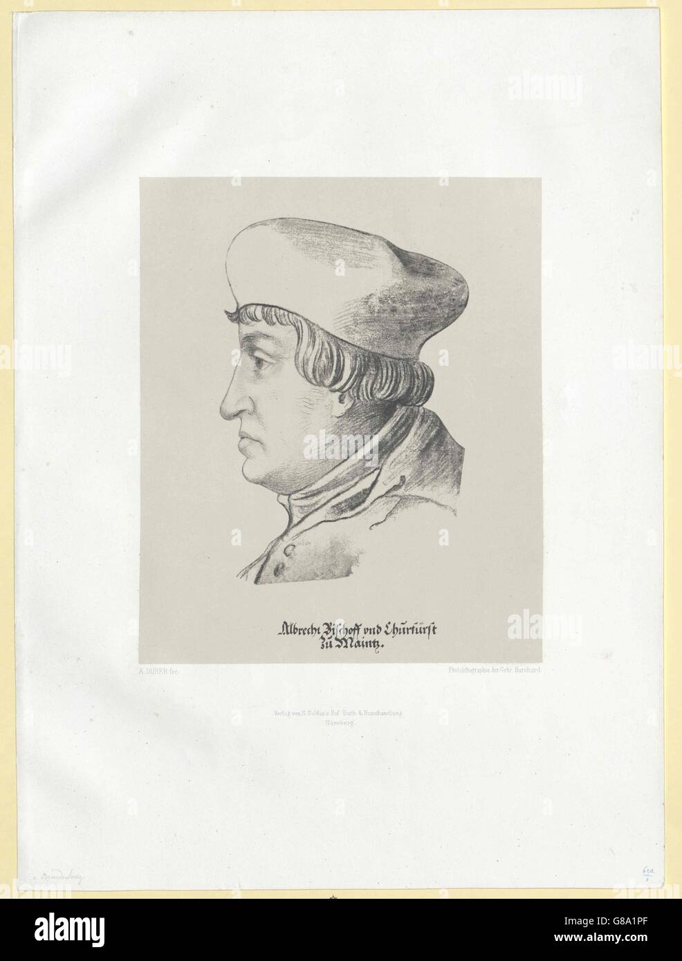Albrecht, Markgraf von Brandenburg, Kurfürst von Mainz Stock Photo