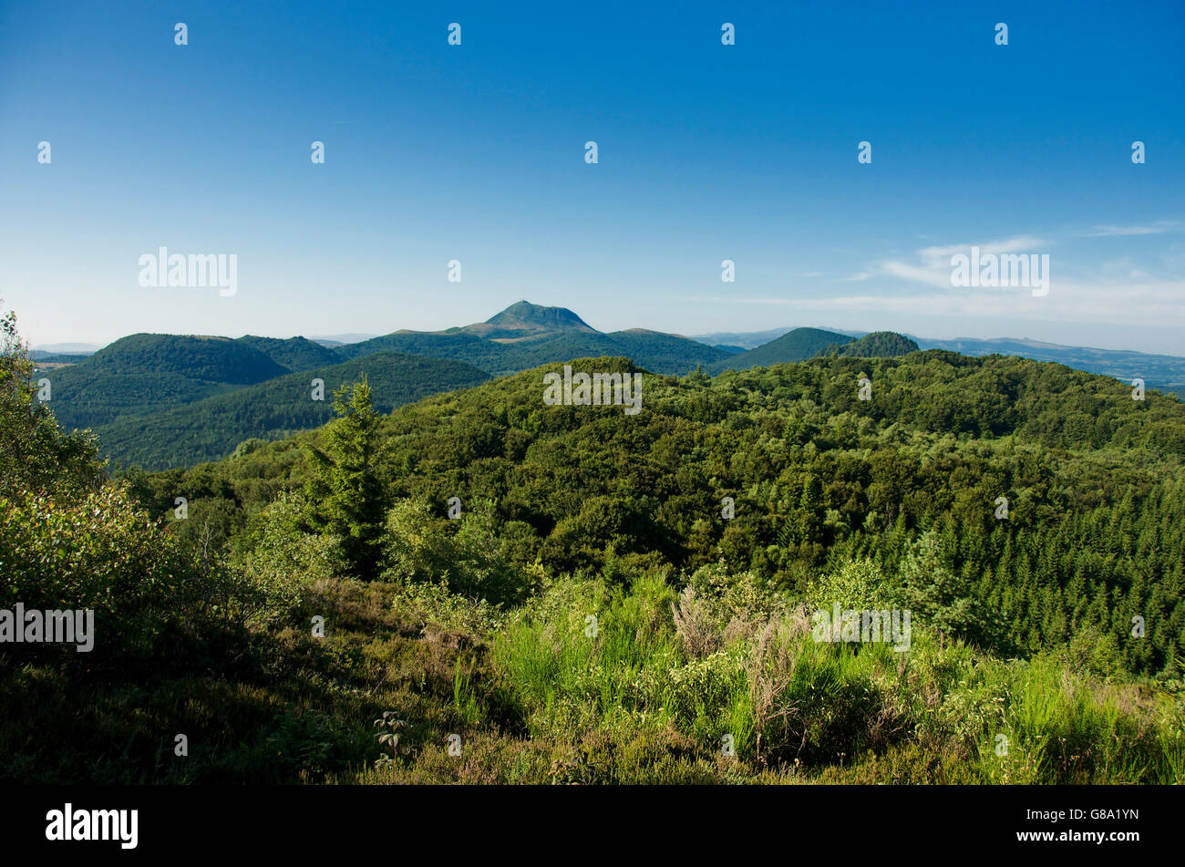 Parc Naturel des Volcans d'Auvergne, regional natural park, Puy-de-Dome ...