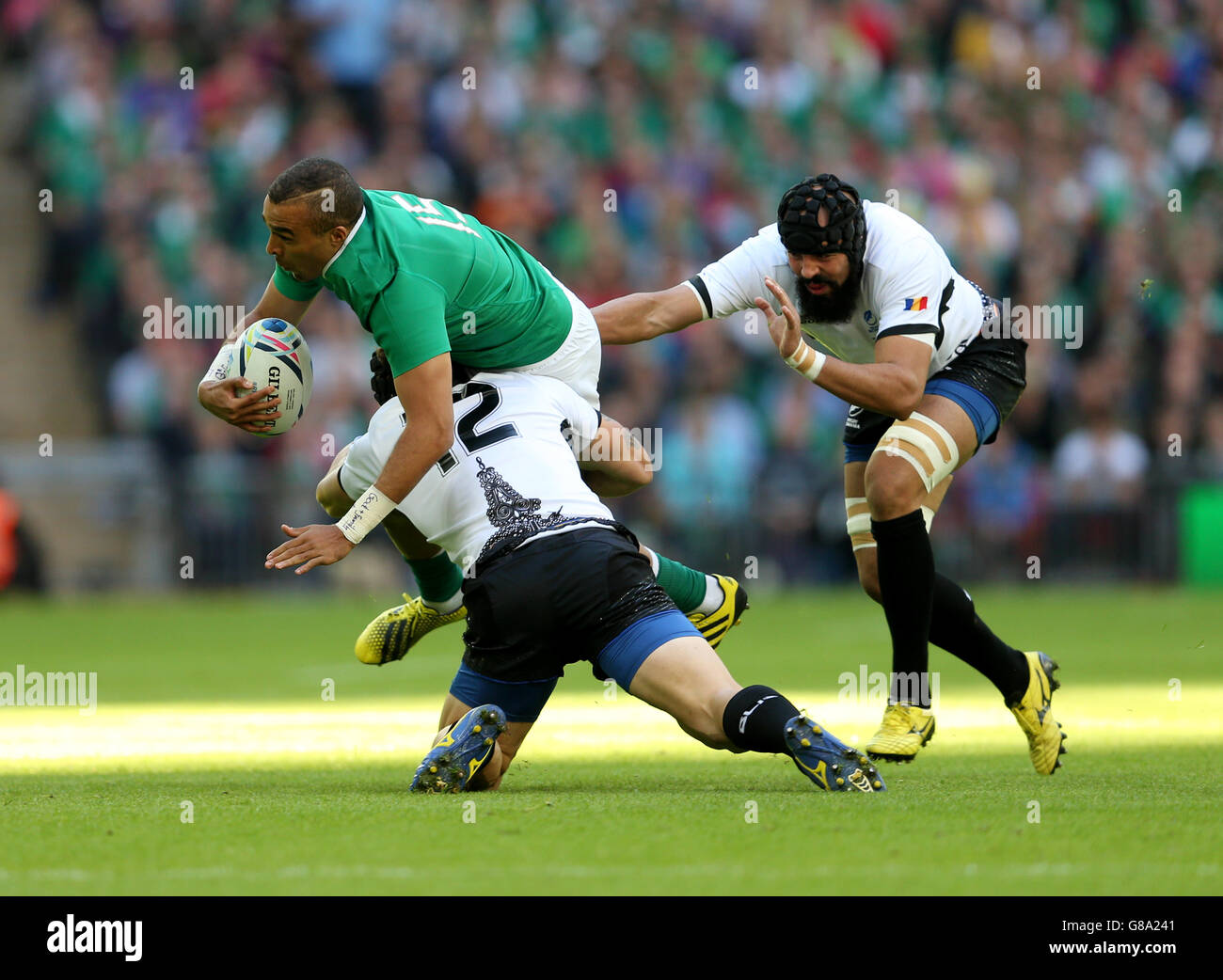Rugby Union - Rugby World Cup 2015 - Pool D - Ireland v Romania - Wembley Stadium Stock Photo