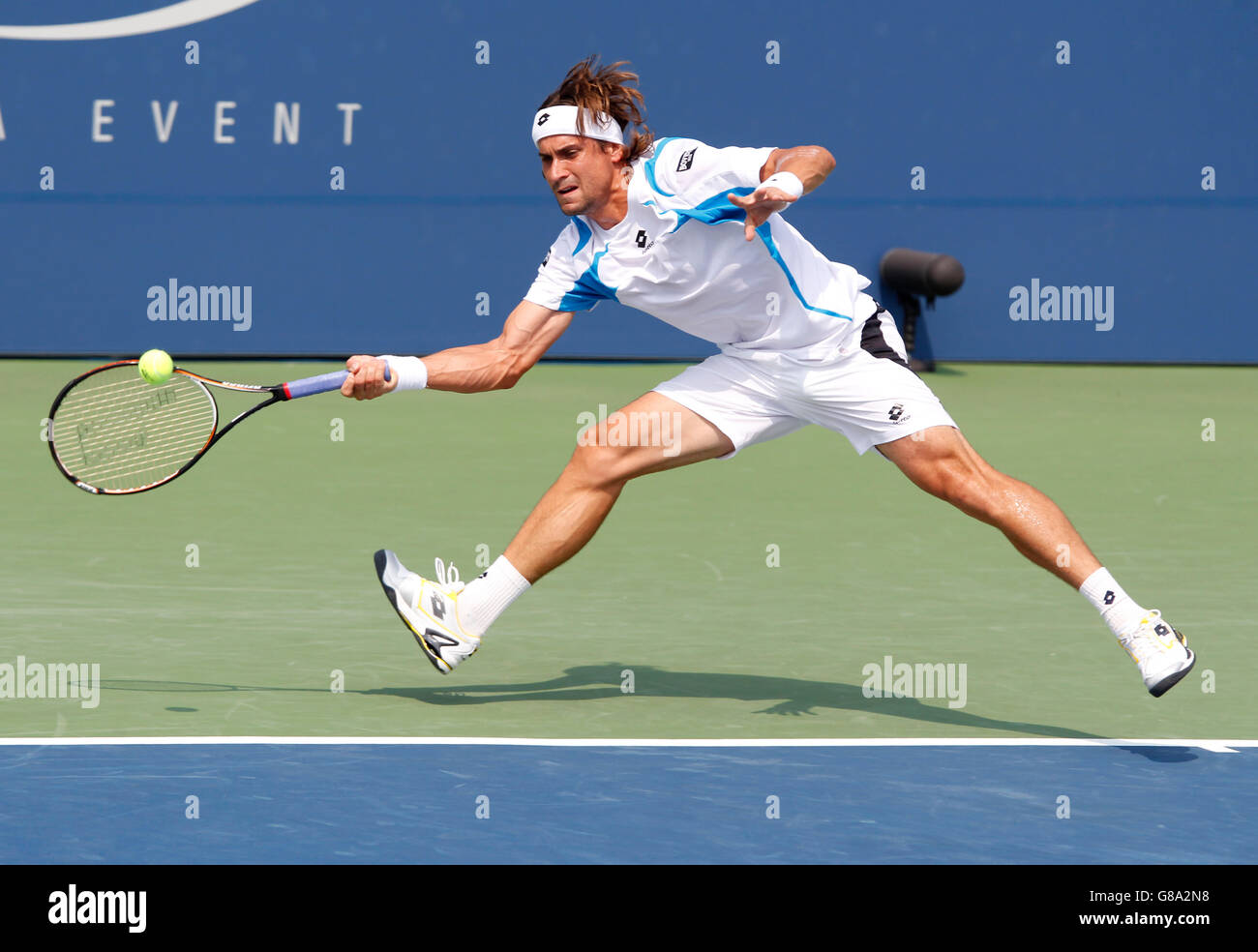 David Ferrer, ESP, ITF Grand Slam tennis tournament, U.S. Open 2011, USTA Billie Jean King National Tennis Center Stock Photo