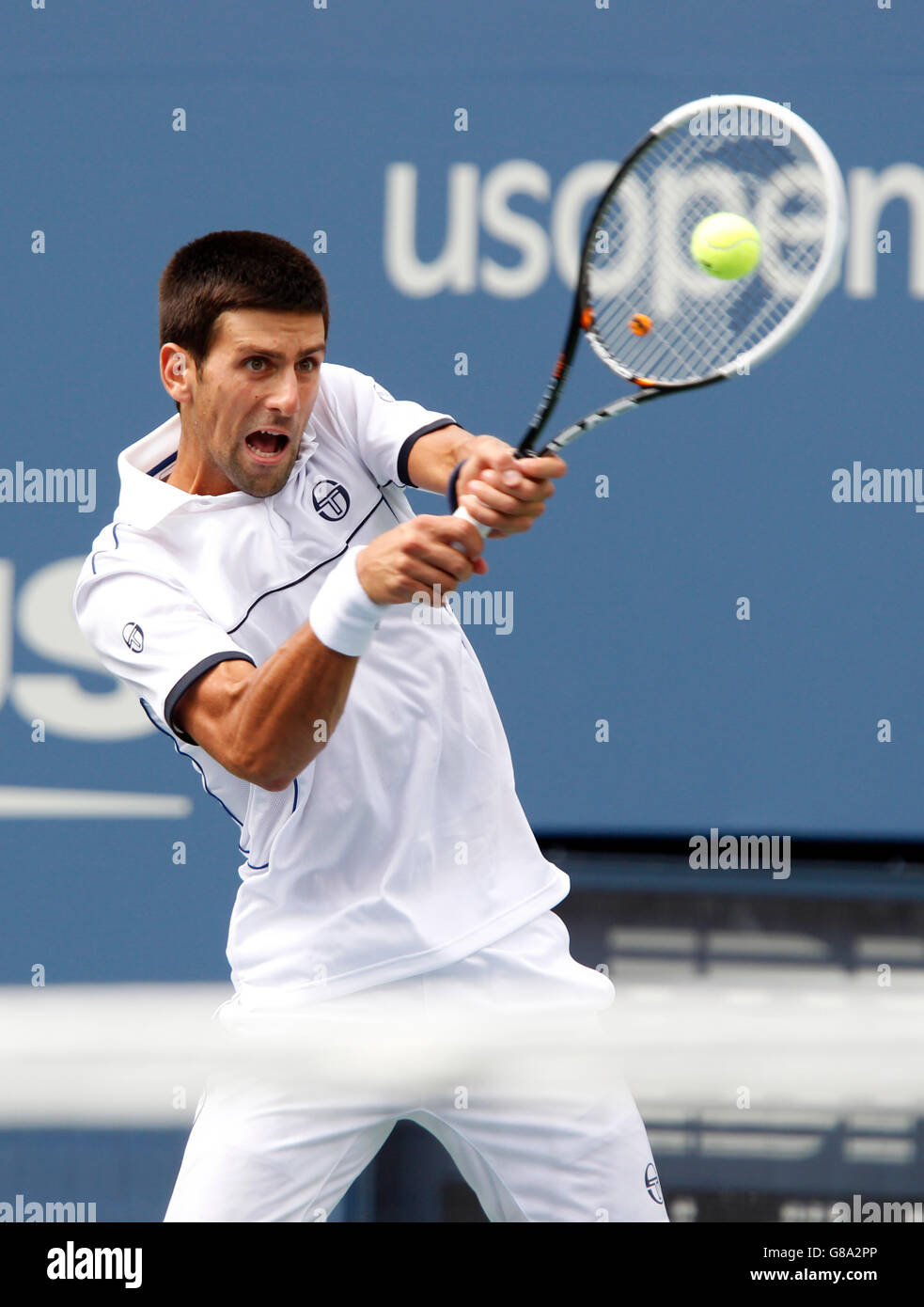 Novak Djokovic, SRB, ITF Grand Slam tennis tournament, U.S. Open 2011, USTA Billie Jean King National Tennis Center Stock Photo