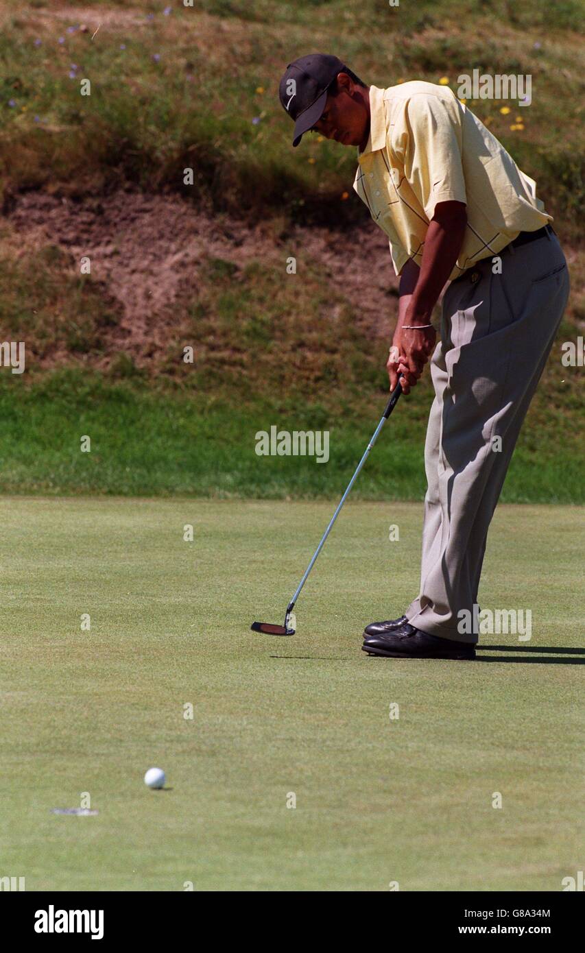Golf - The British Open. Tiger Woods, US Stock Photo - Alamy