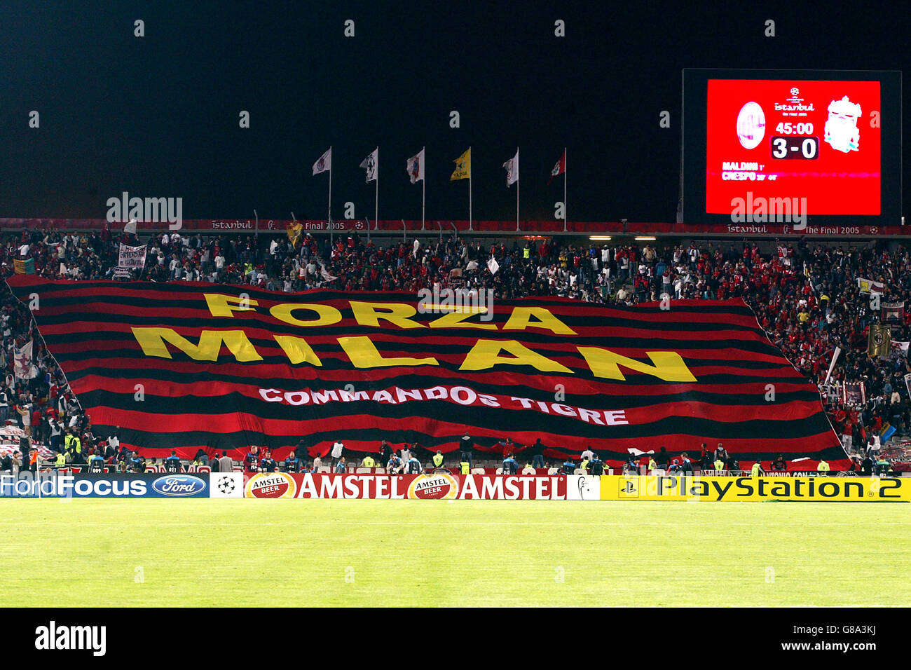 Soccer - UEFA Champions League - Final - AC Milan v Liverpool - Ataturk Olympic Stadium Stock Photo