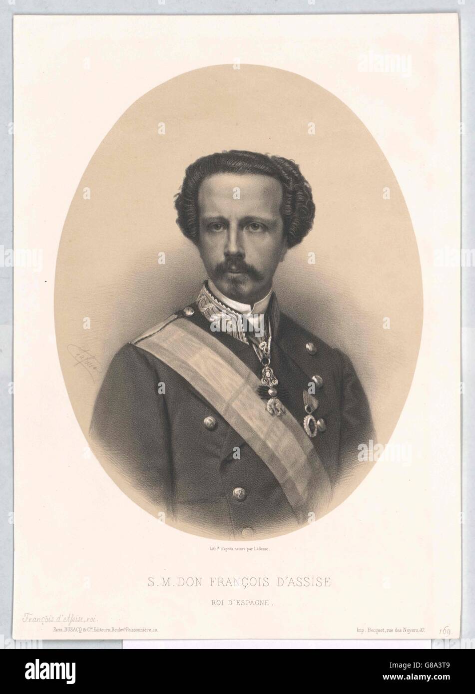 Franz, König von Spanien Stock Photo Alamy