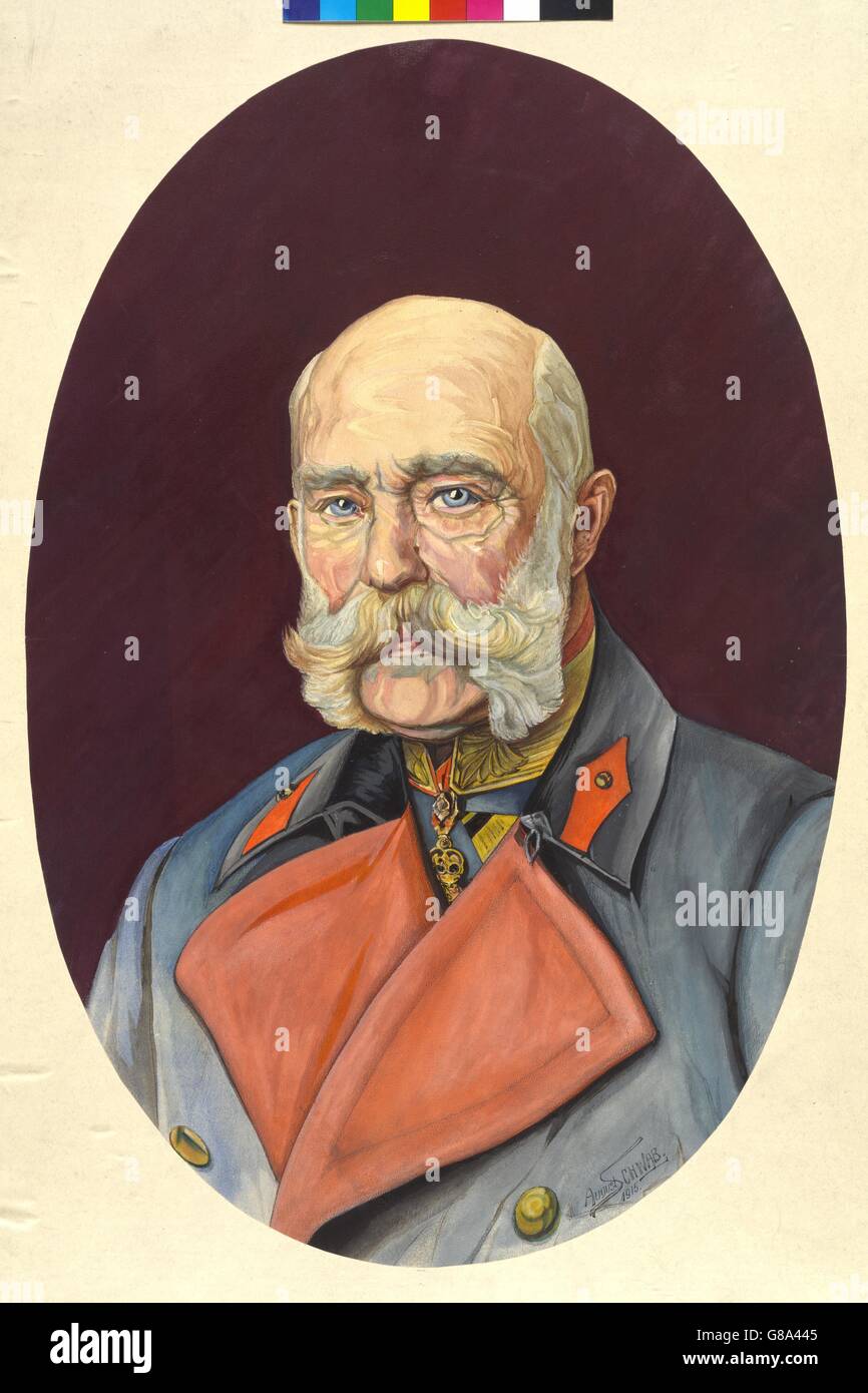 Franz Joseph I., Kaiser von Österreich Stock Photo