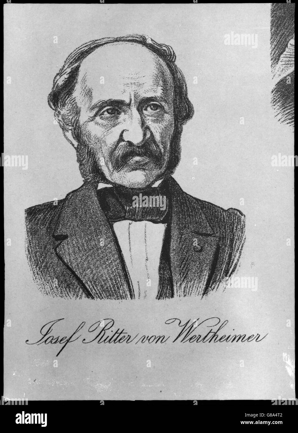 Wertheimer, Josef Ritter Stock Photo