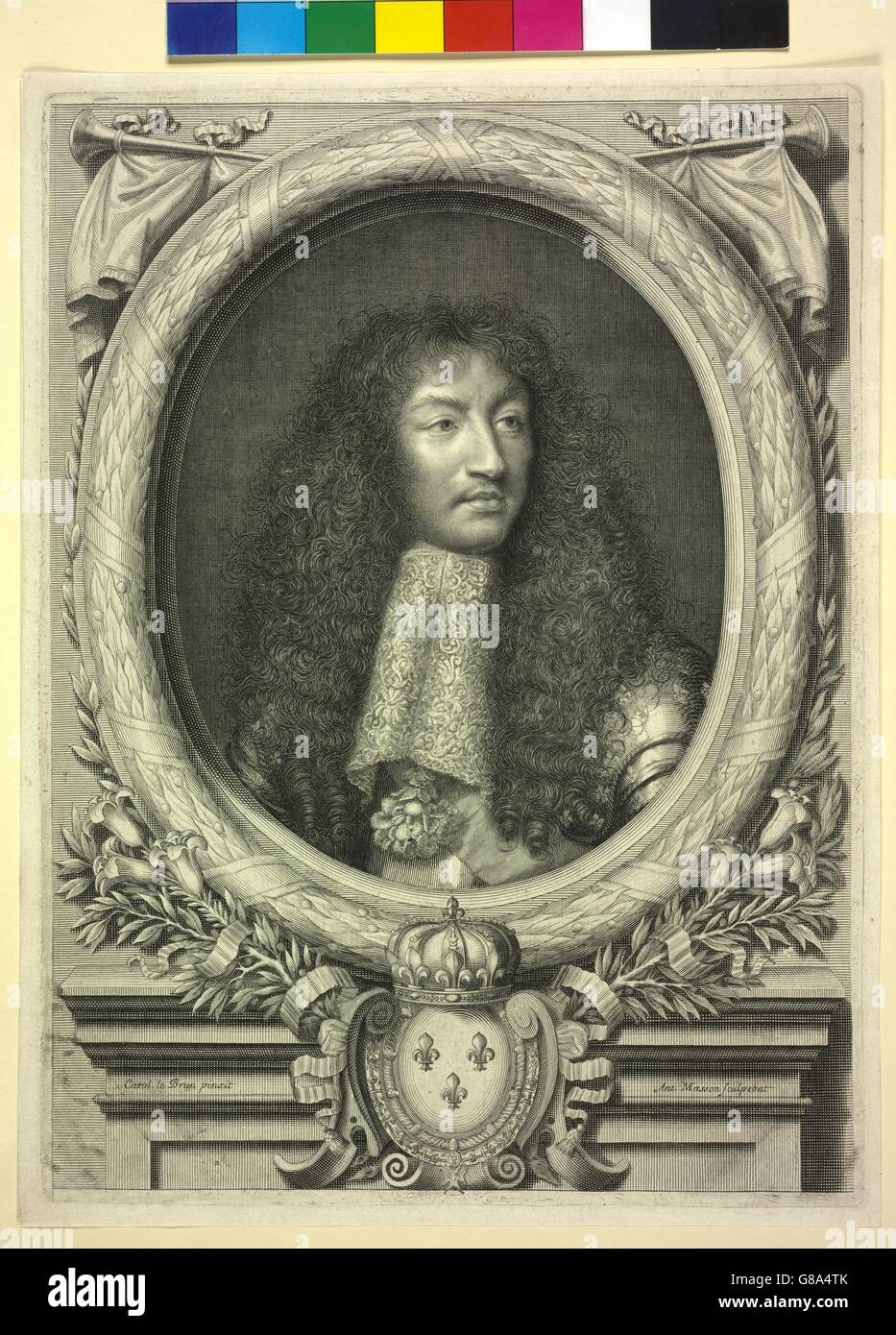 Ludwig XIV., König von Frankreich Stock Photo - Alamy