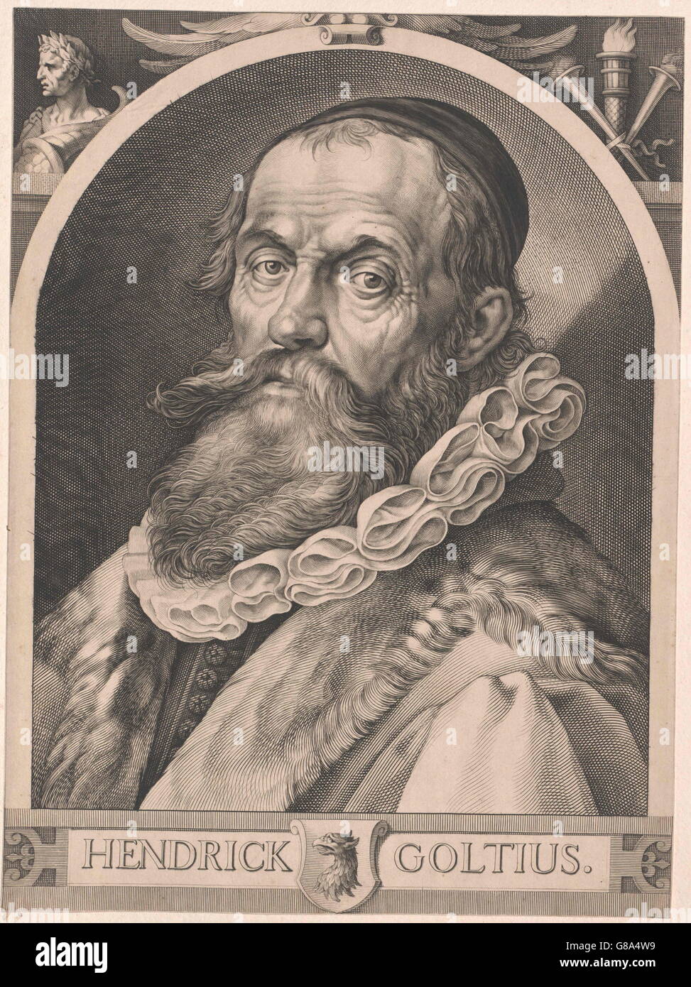 Goltzius, Hendrik (1558-1617) Stock Photo