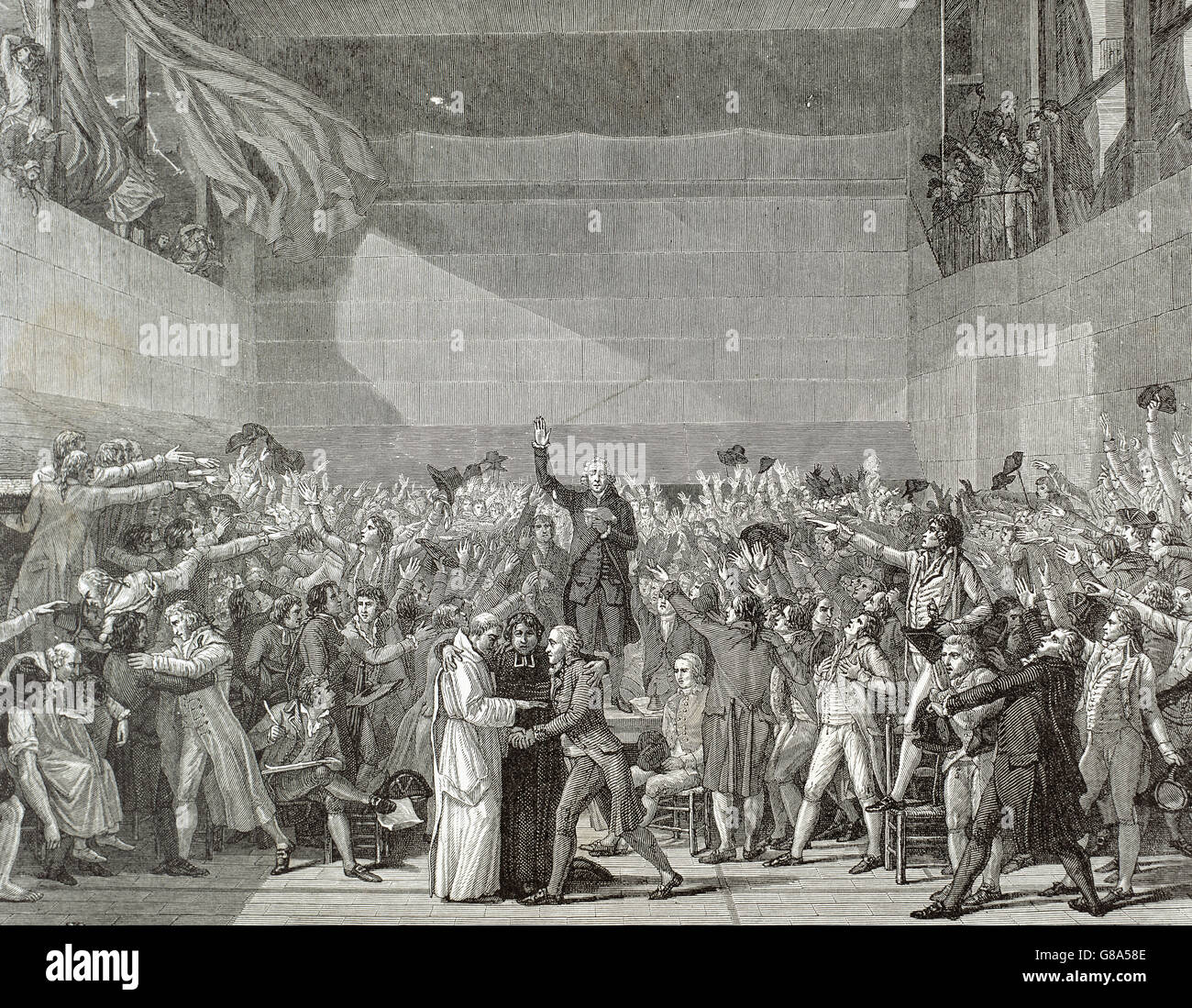 tennis court oath french revolution for kids