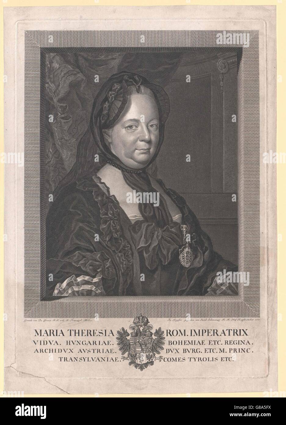 Maria Theresia, römisch-deutsche Kaiserin Stock Photo