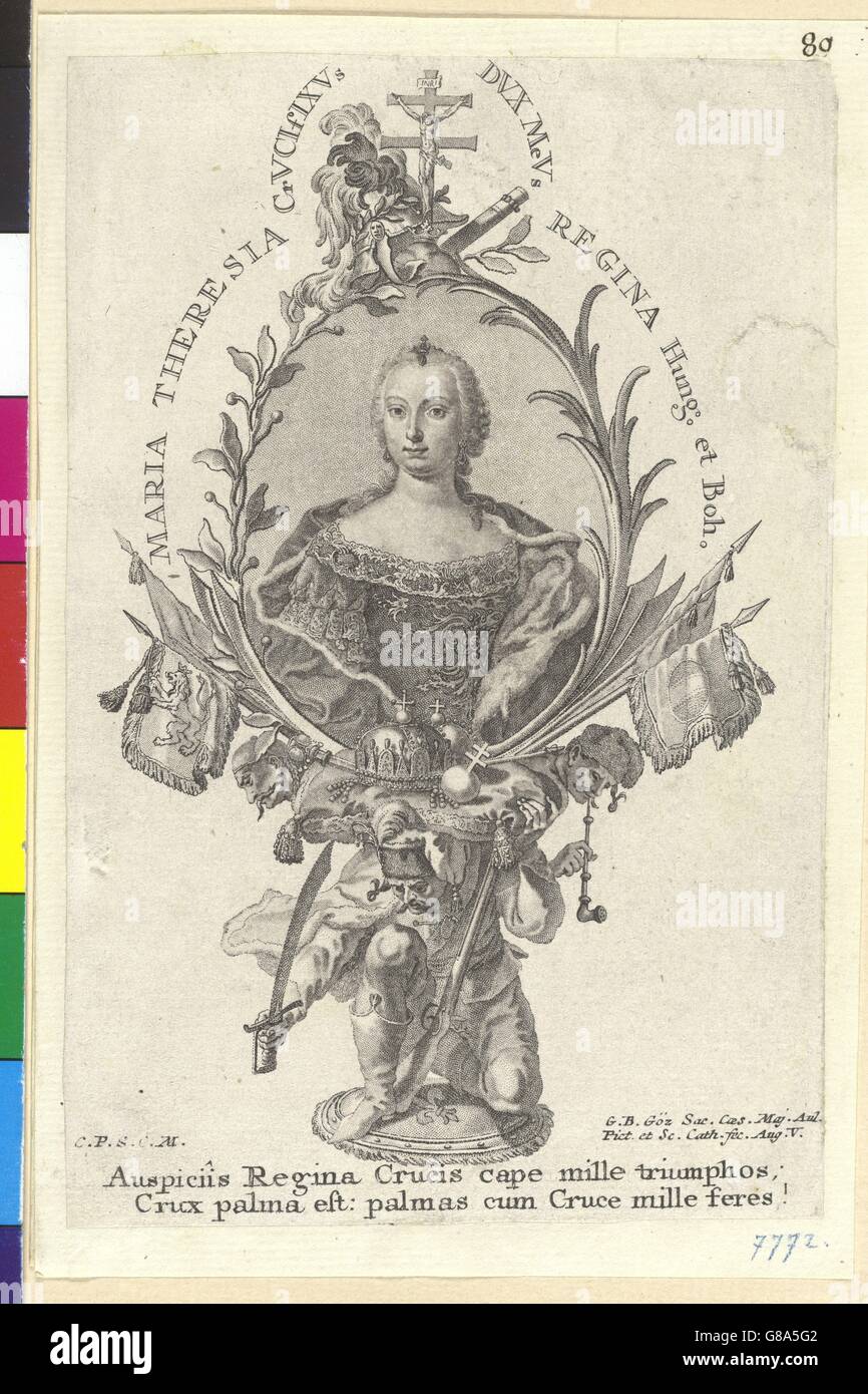 Maria Theresia, römisch-deutsche Kaiserin Stock Photo