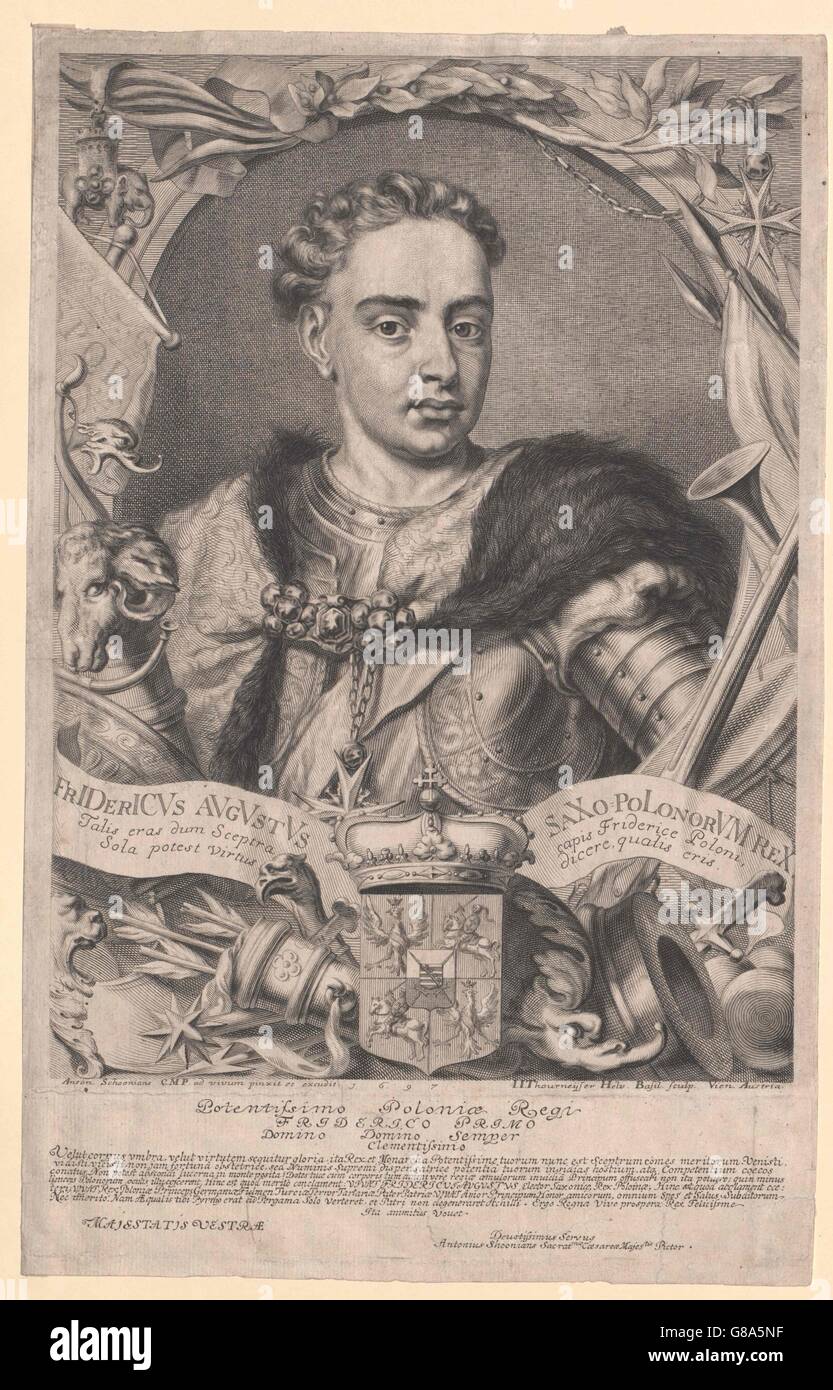 Friedrich August I., Kurfürst von Sachsen Stock Photo