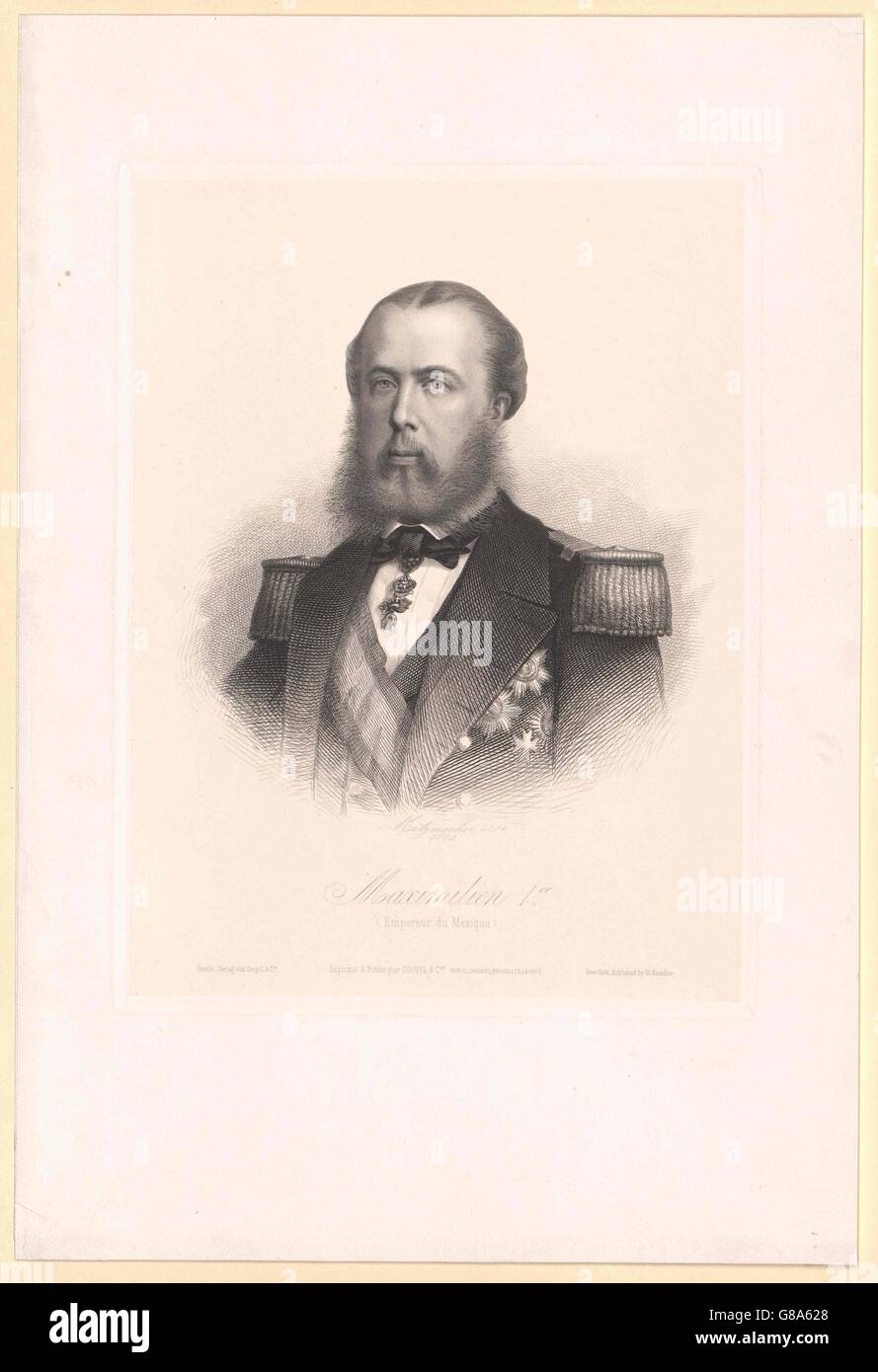 Maximilian I., Kaiser von Mexiko Stock Photo