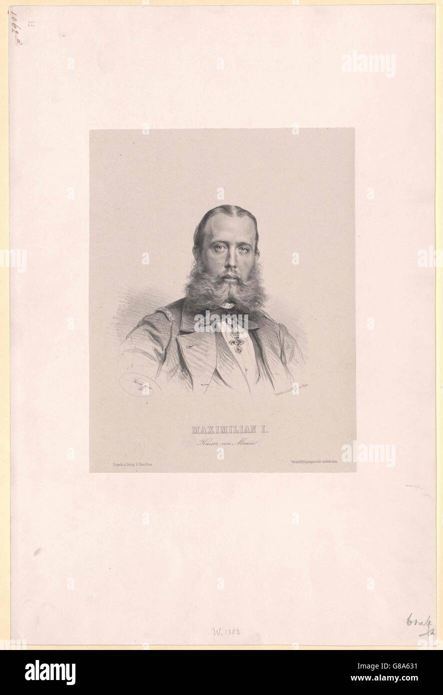 Maximilian I., Kaiser von Mexiko Stock Photo