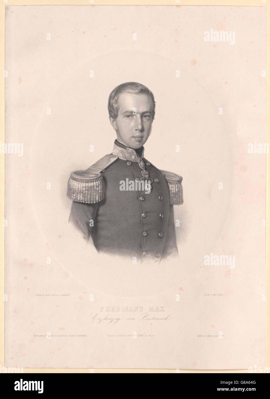Maximilian I., Kaiser von Mexiko Stock Photo