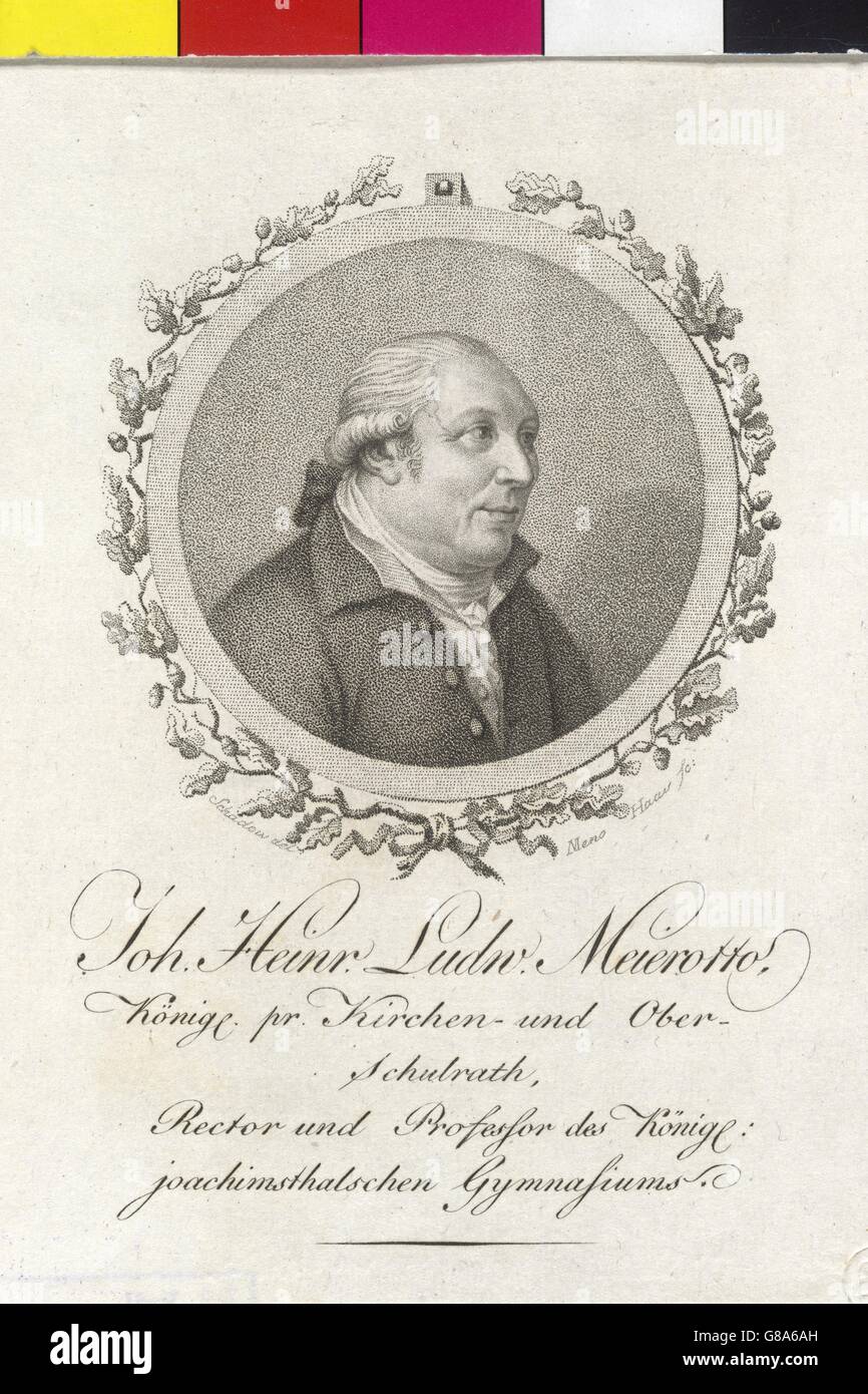 Meierotto, Johann Heinrich Ludwig Stock Photo